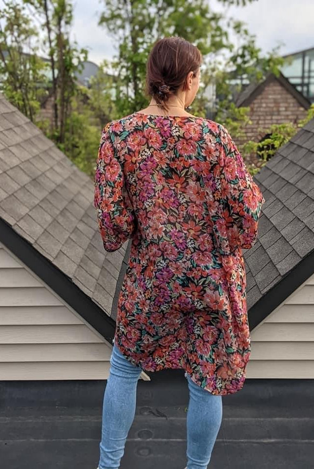 Maril Florals, Chiffon Woven . WVP-206 - Boho Fabrics