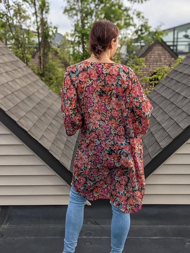 Maril Florals, Chiffon Woven . WVP-206 - Boho Fabrics