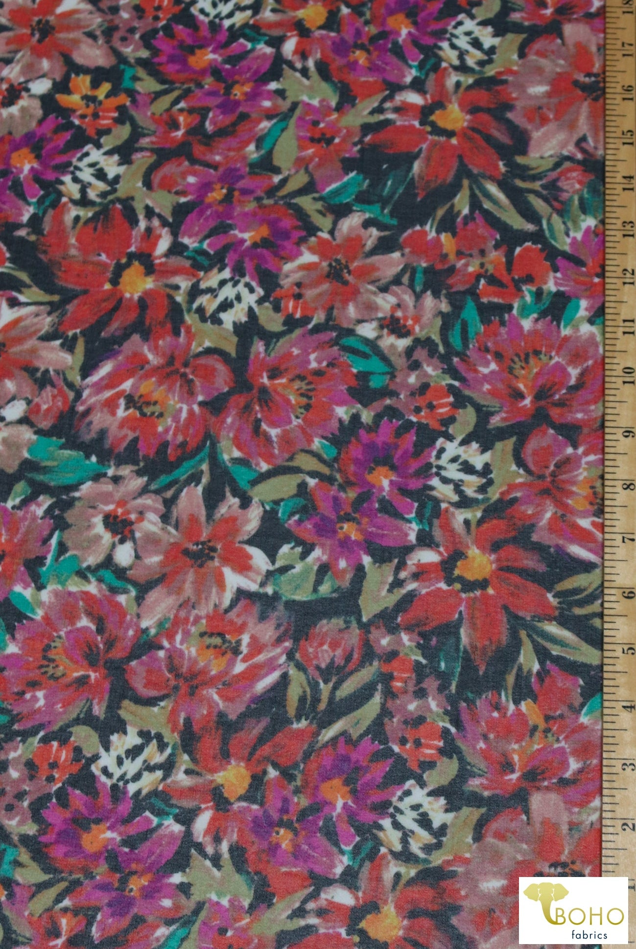 Maril Florals, Chiffon Woven . WVP-206 - Boho Fabrics