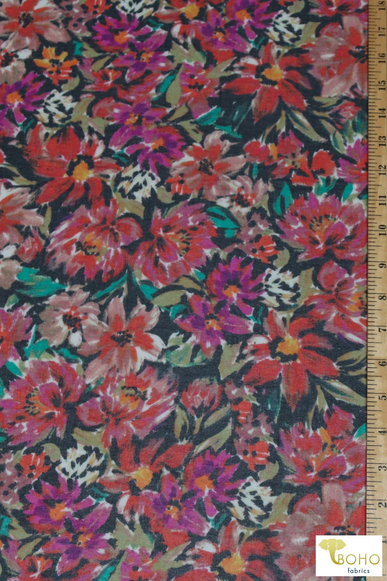 Maril Florals, Chiffon Woven . WVP-206 - Boho Fabrics