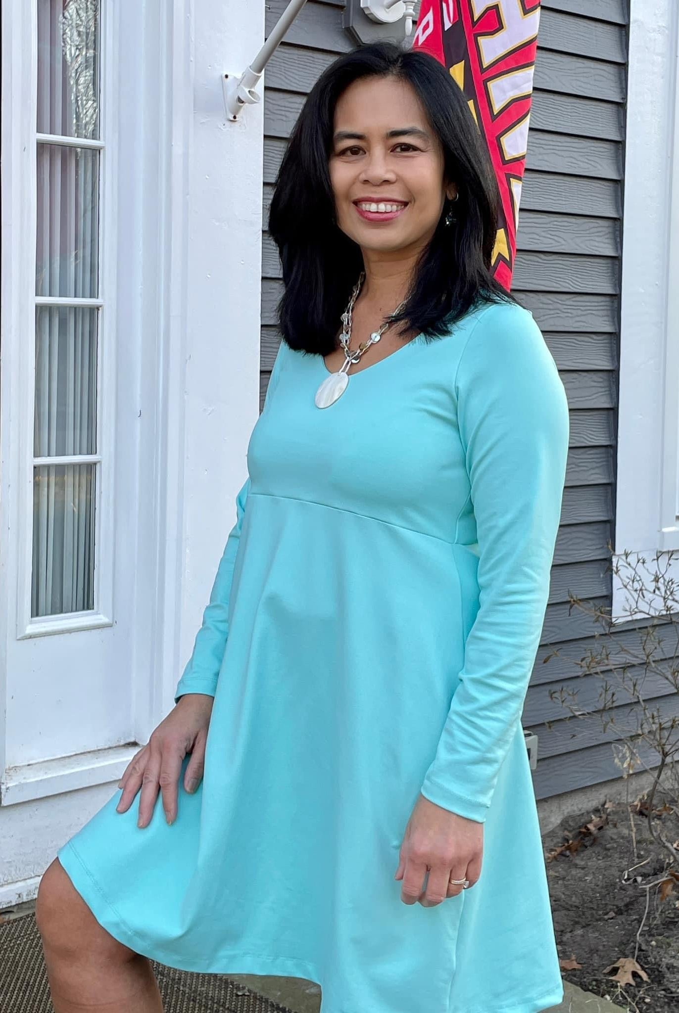 Marine Aqua, Athletic Knit - Boho Fabrics