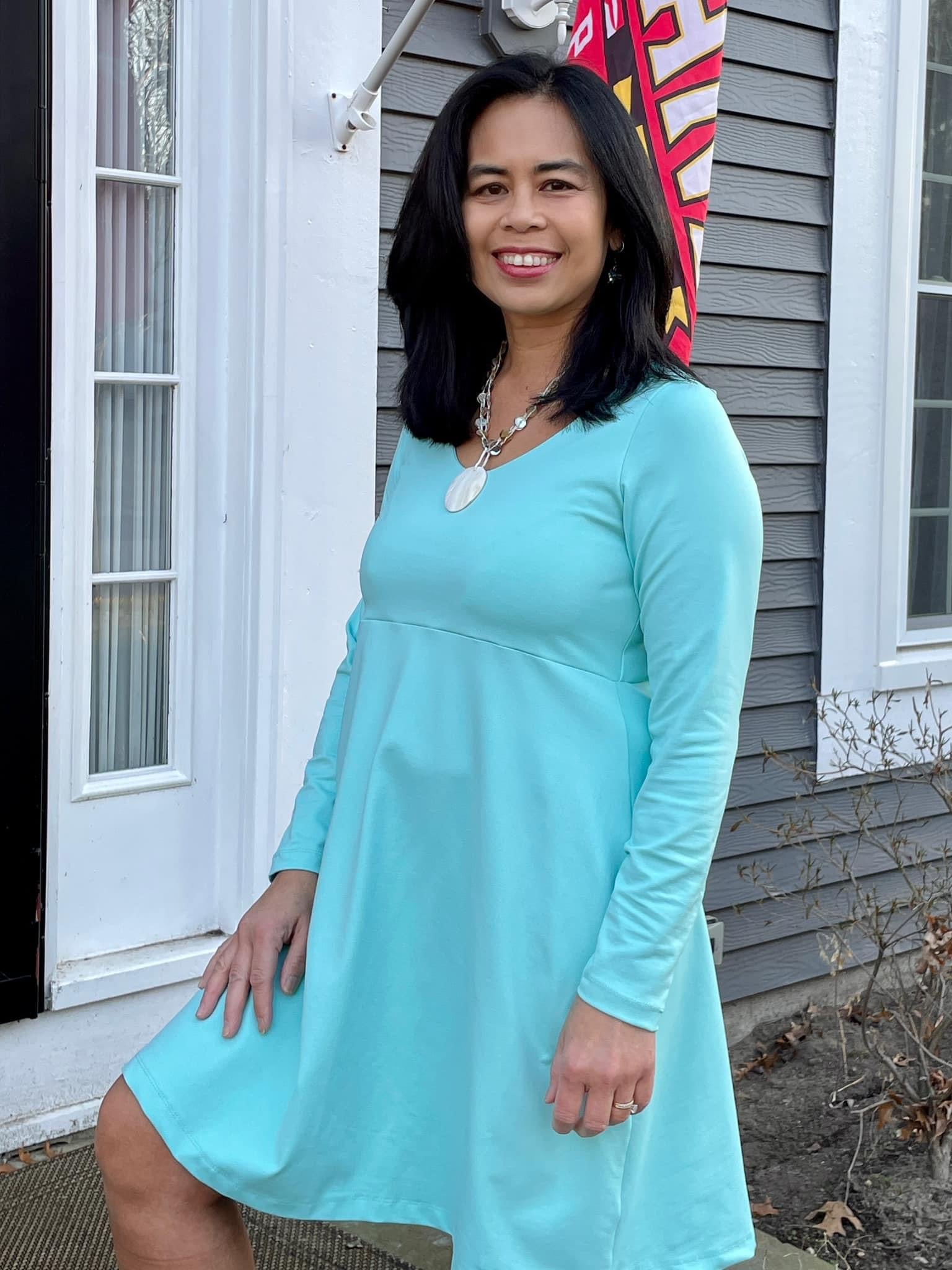 Marine Aqua, Athletic Knit - Boho Fabrics