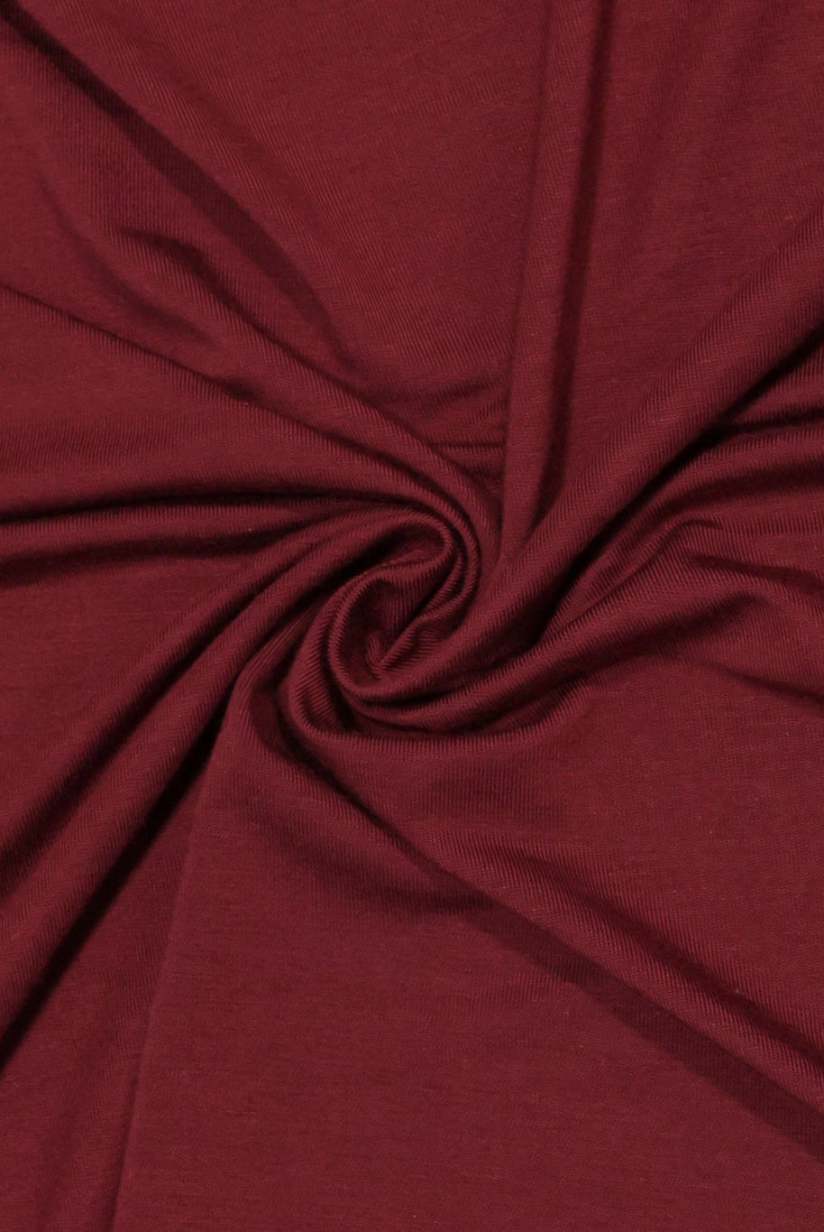 Maroon, Modal Spandex Jersey Knit Fabric - Boho Fabrics - Rayon Jersey Solid, Knit Fabric