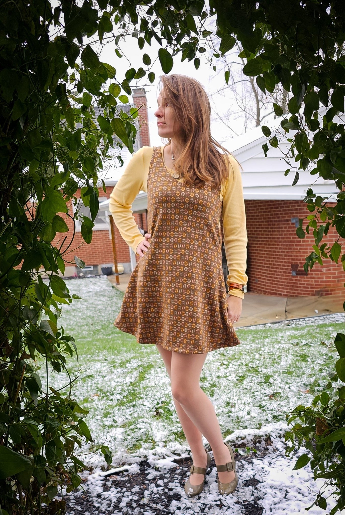 MCM Florals, Ponte Knit - Boho Fabrics - Ponte Print, Knit Fabric