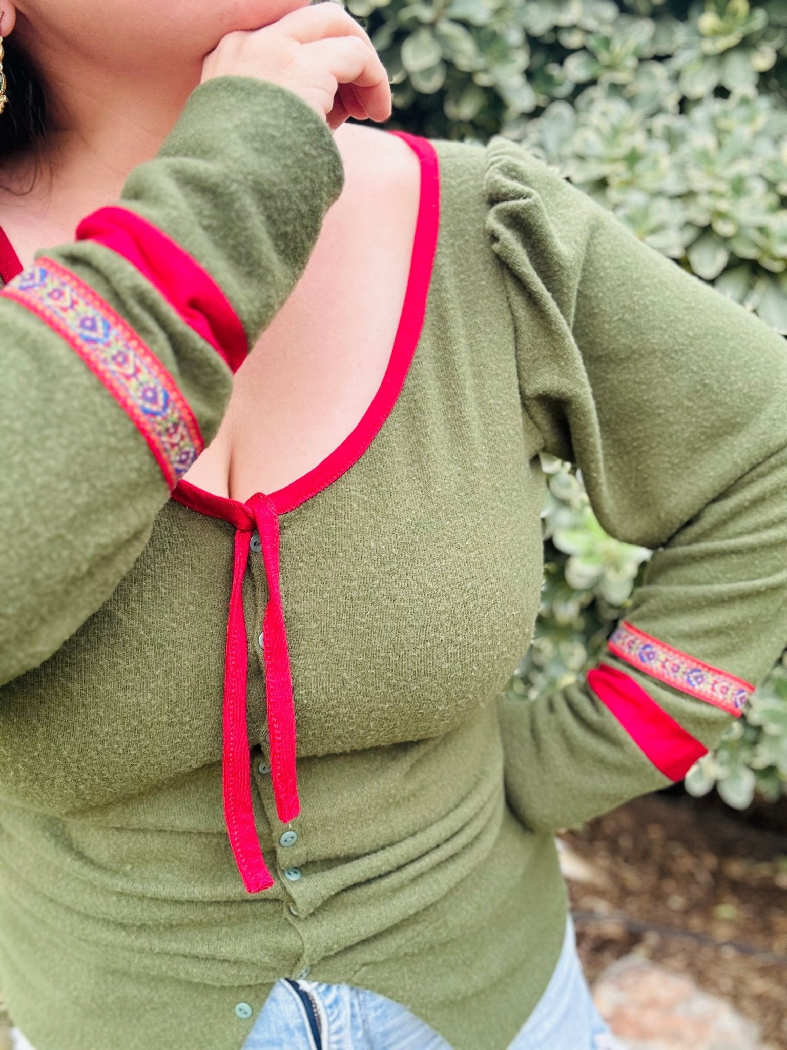 Meadow Green, Solid Brushed Sweater Knit Fabric - Boho Fabrics - Sweater Solids, Knit Fabric