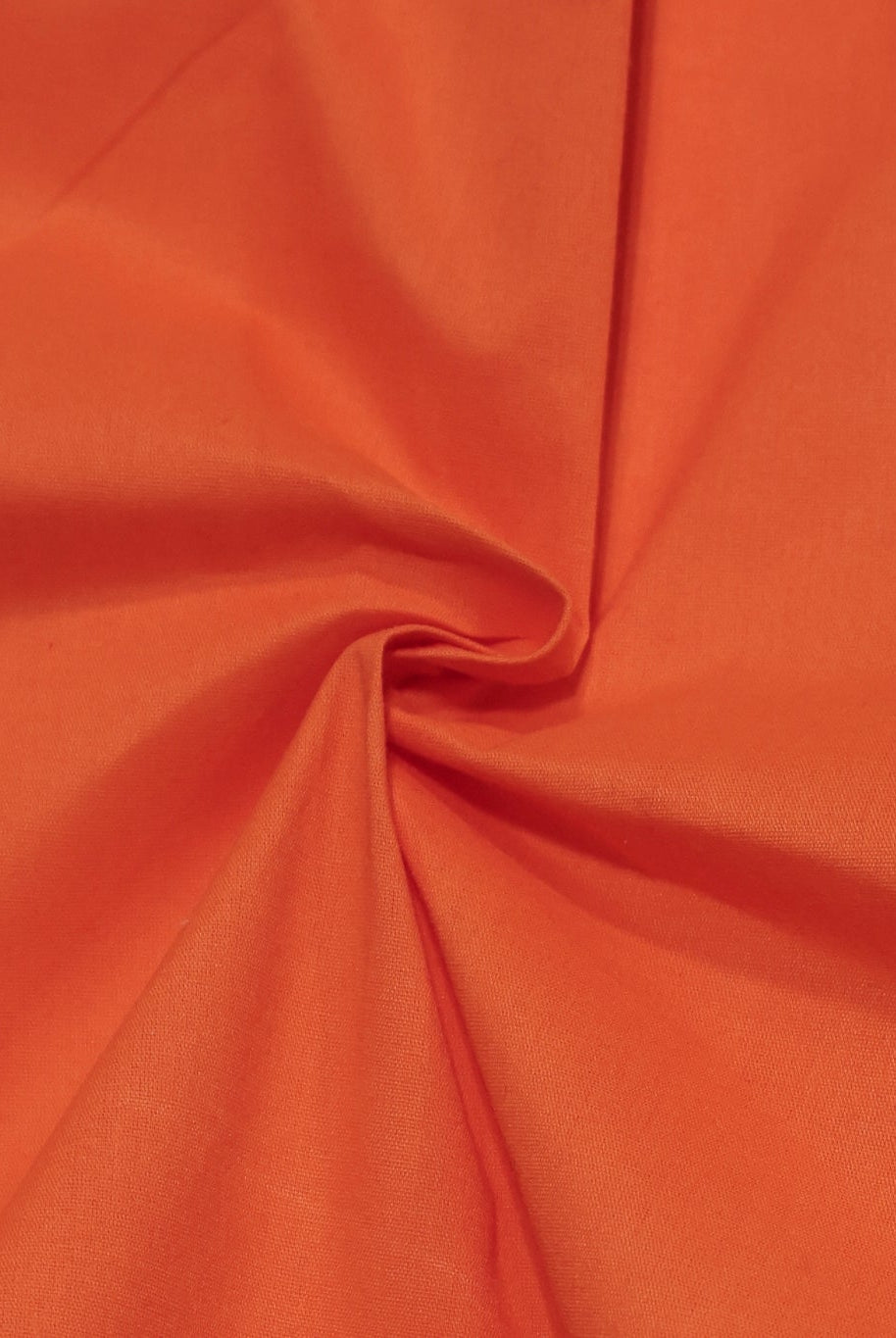 Melon Orange, Deadstock Cotton Canvas Woven Fabric - Boho Fabrics - Canvas Fabric