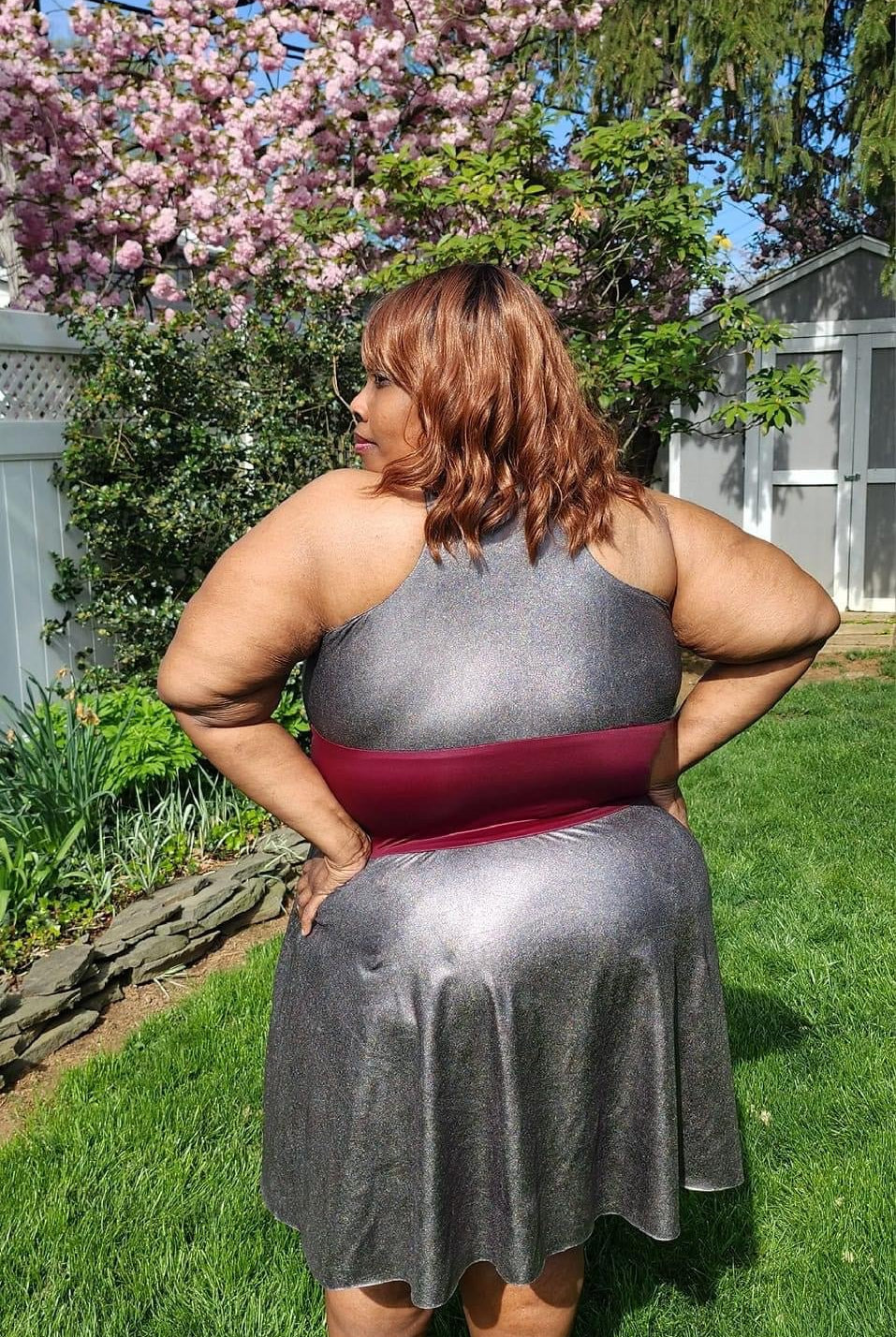 Metallic Coated, Athletic Knit - Boho Fabrics