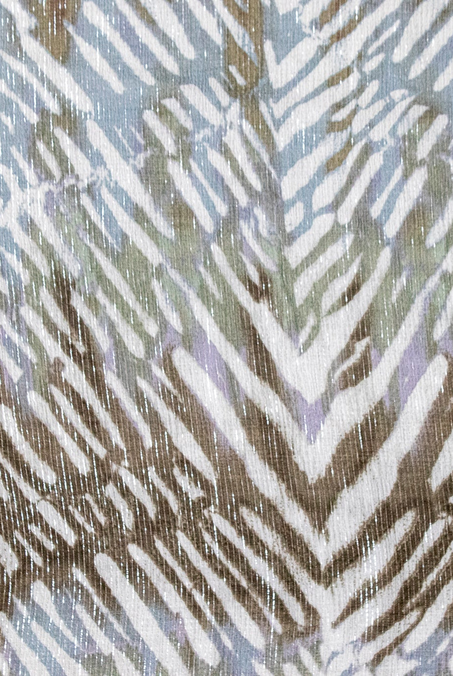 Metallic Silk Chiffon Fabric - Boho Fabrics - Chiffon, Woven