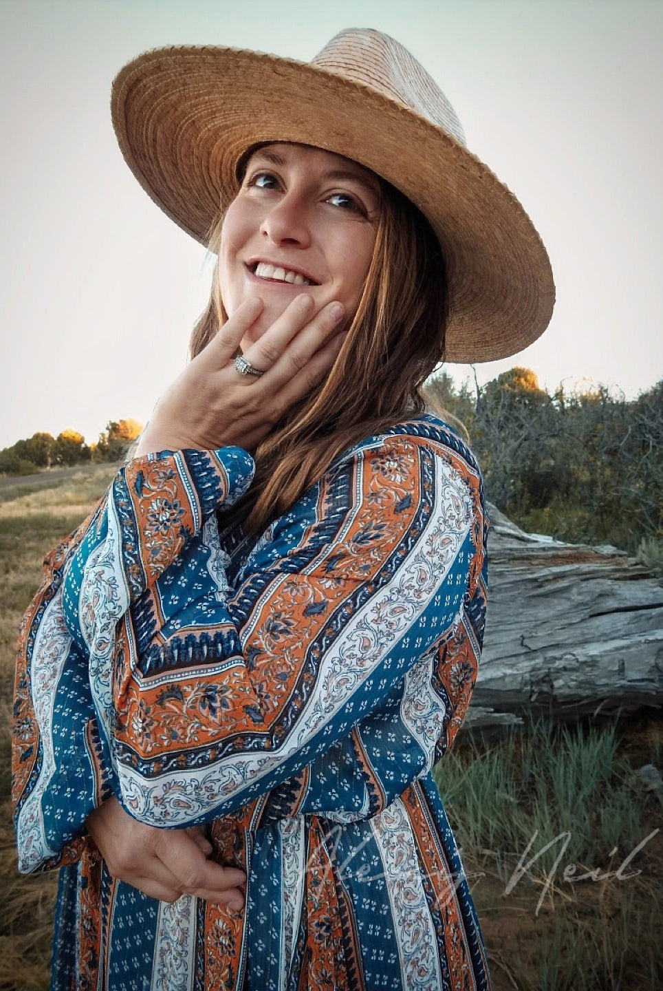 Metallic Teal Paisley, Silky Pebble Chiffon Woven Print Fabric - Boho Fabrics - Chiffon, Woven