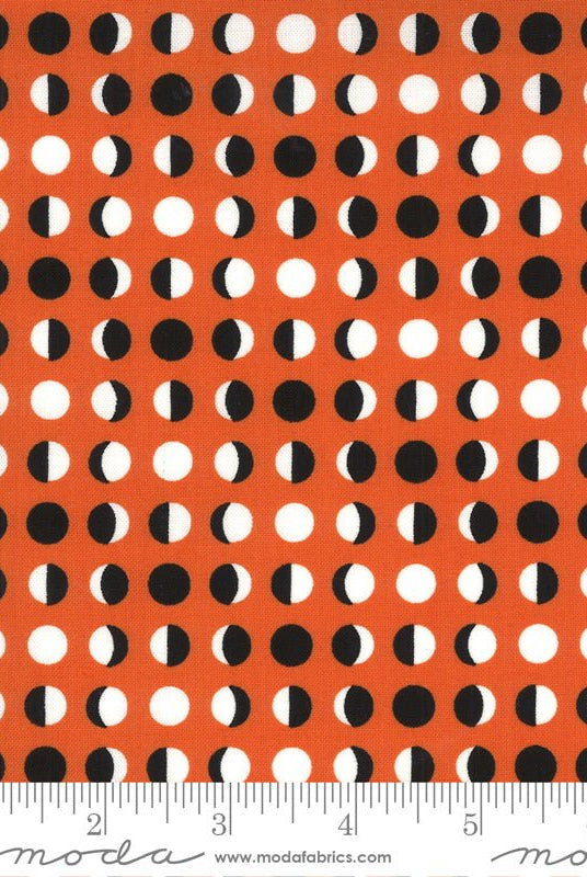 Midnight Magic 2 in Pumpkin by Moda - 100% Cotton Quilting Fabric - 24104 15 - Boho Fabrics - Quilting Cotton, Woven
