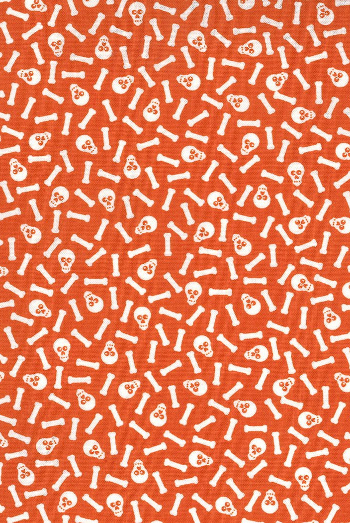 Midnight Magic 2 in Pumpkin by Moda - 100% Cotton Quilting Fabric - 24105 12 - Boho Fabrics - Quilting Cotton, Woven