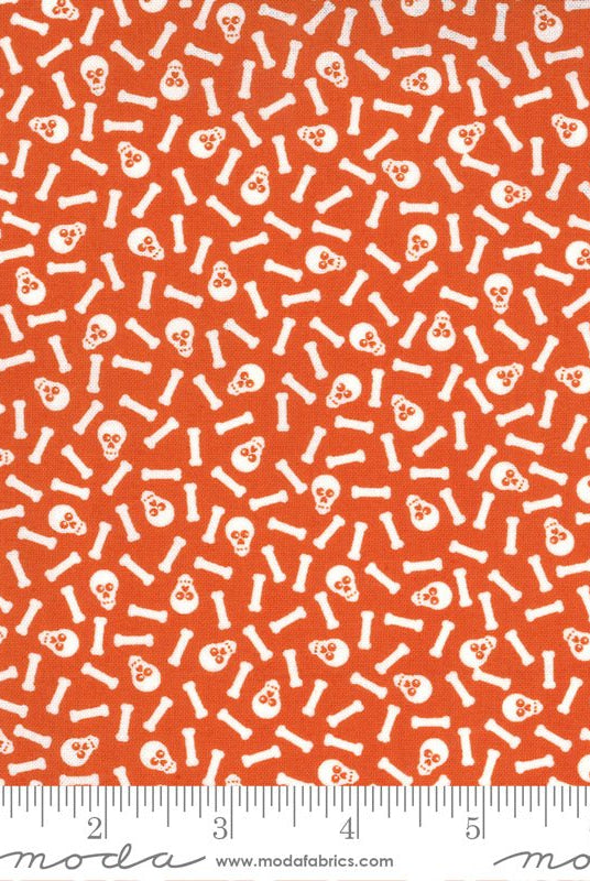 Midnight Magic 2 in Pumpkin by Moda - 100% Cotton Quilting Fabric - 24105 12 - Boho Fabrics - Quilting Cotton, Woven