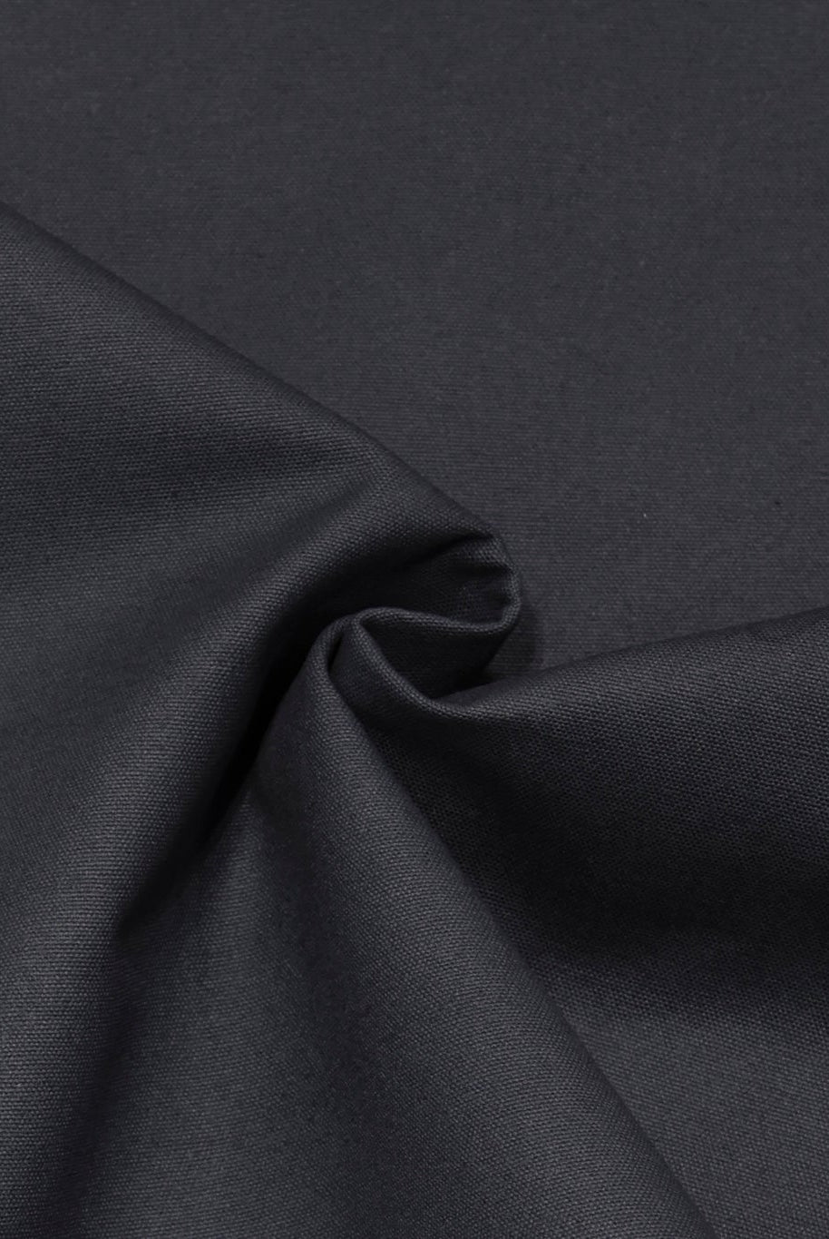 Midnight Navy, Deadstock Cotton Duck Canvas Woven Fabric - Boho Fabrics - Canvas Fabric