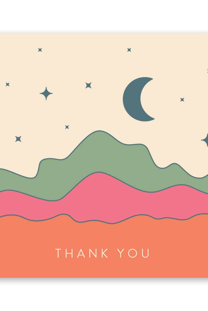 Mini Notecard Set Desert Skies - Boho Fabrics -