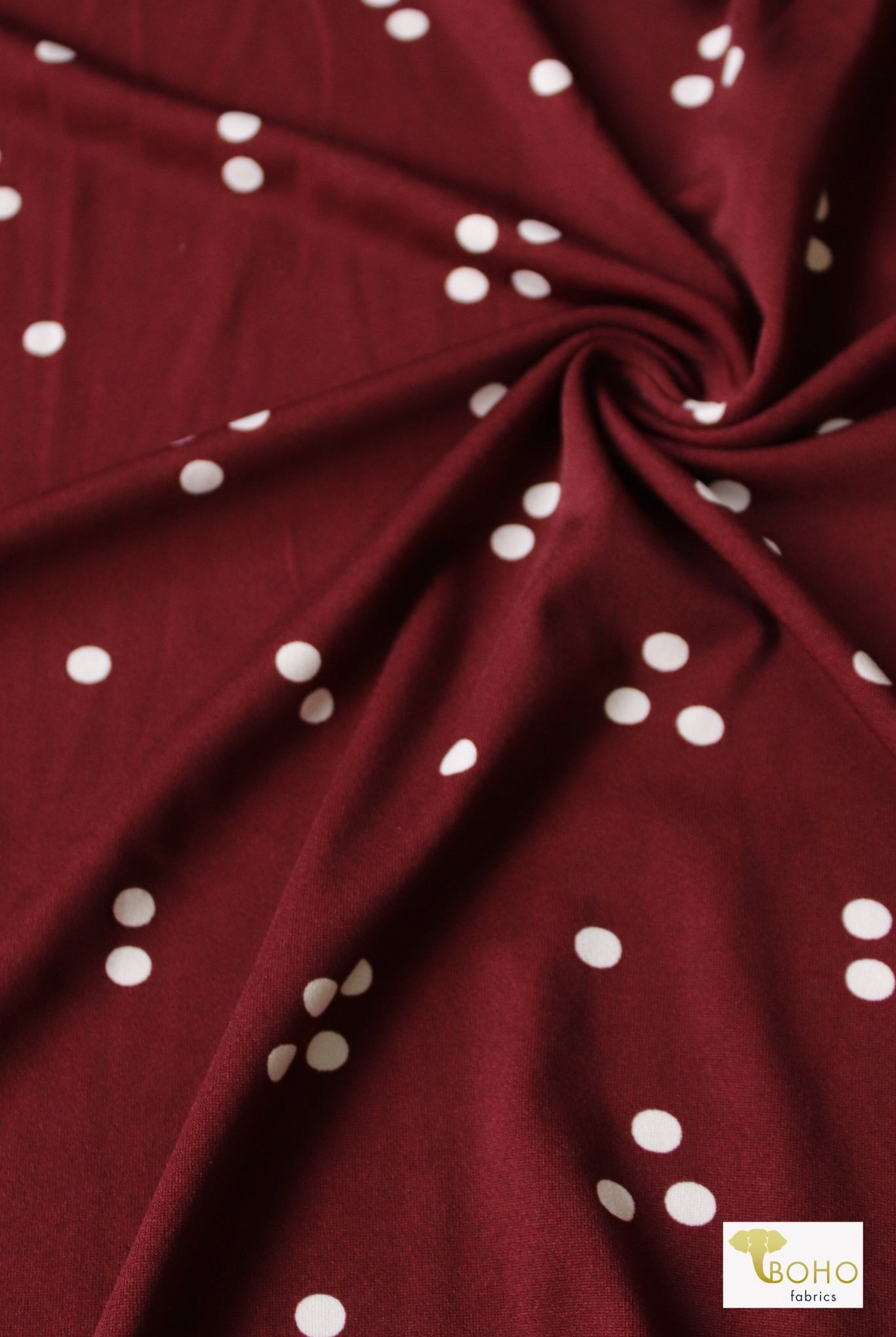 Mod Dots, DTY Print Knit - Boho Fabrics