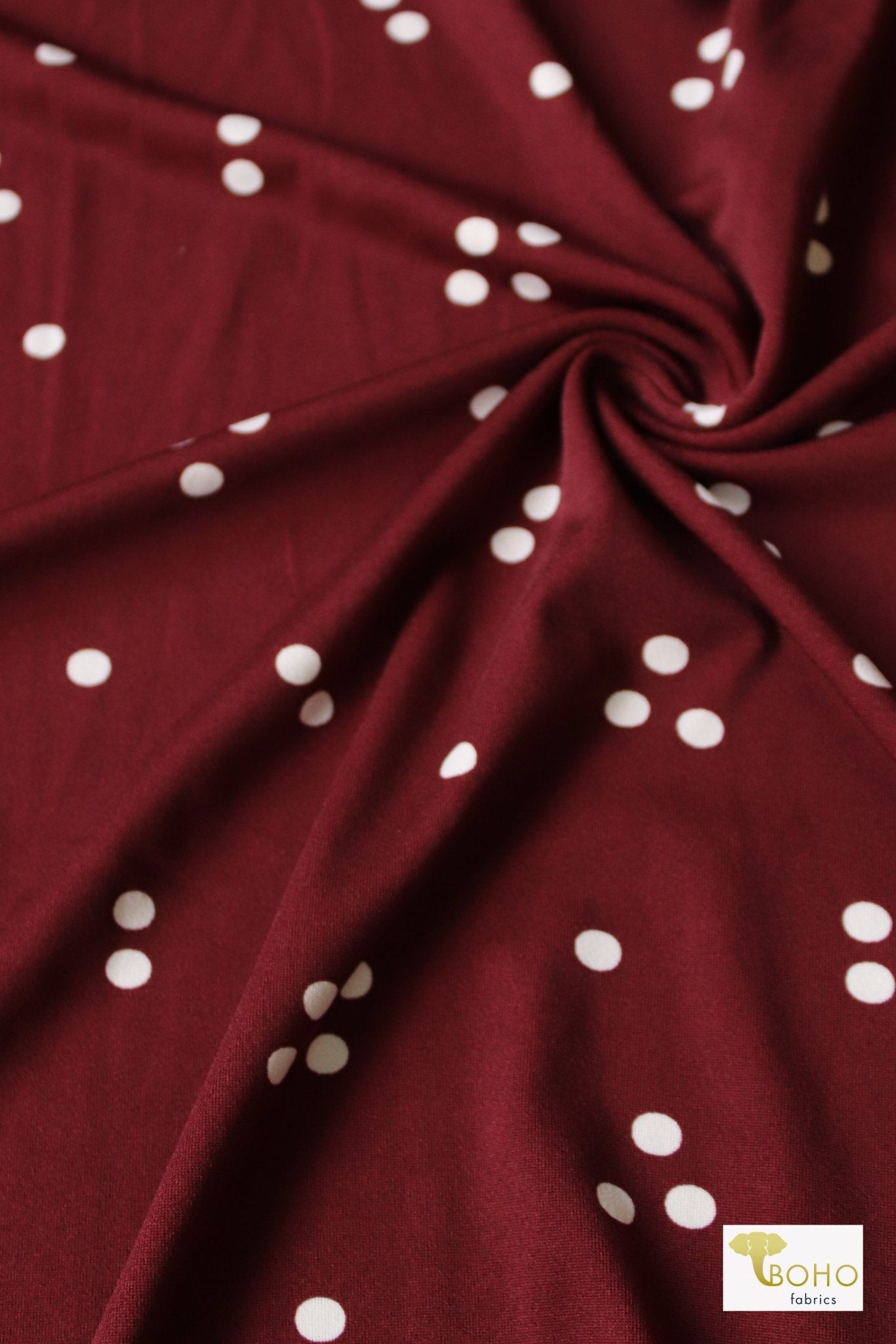 Mod Dots, DTY Print Knit - Boho Fabrics