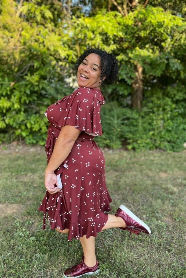 Mod Dots, DTY Print Knit - Boho Fabrics