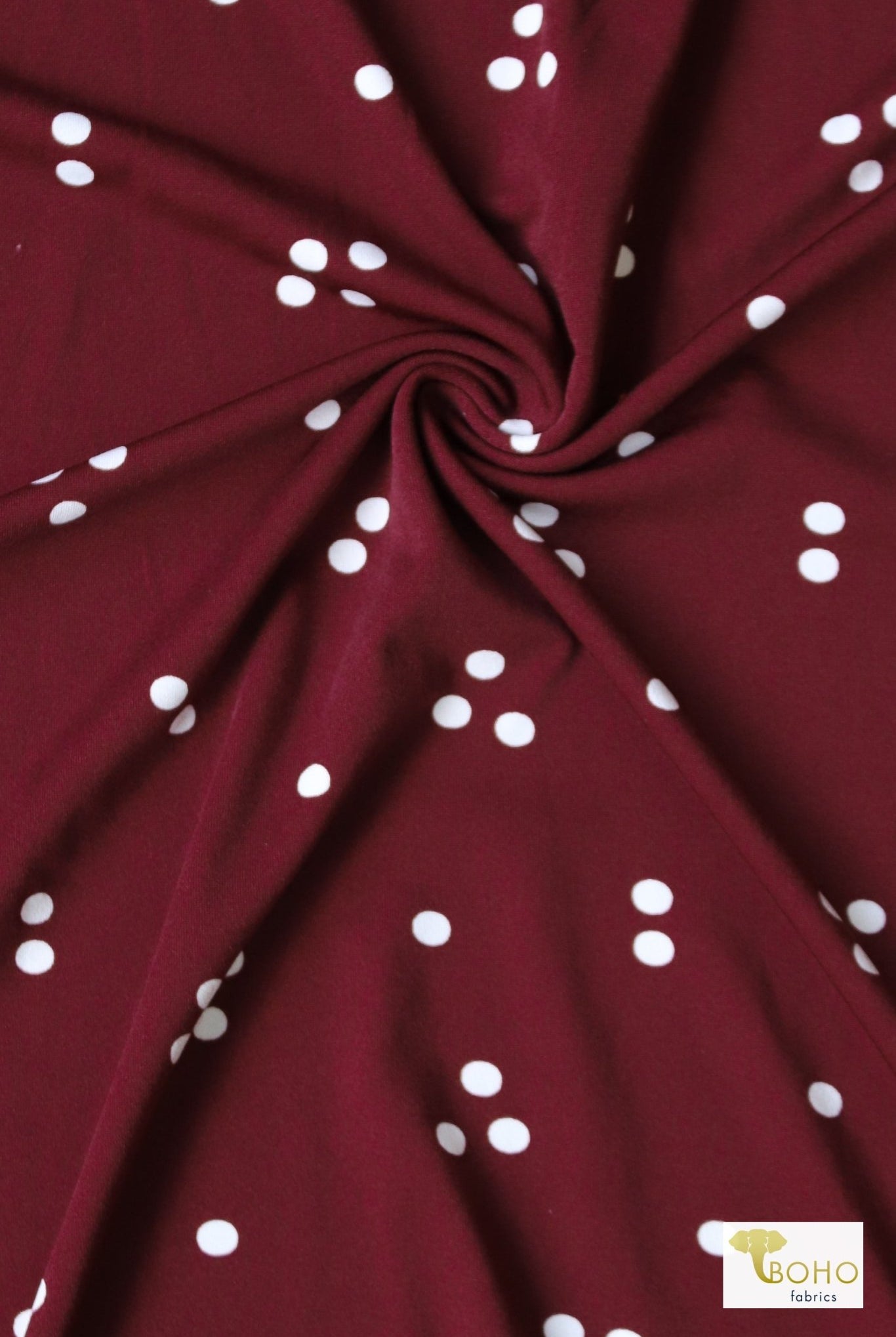 Mod Dots, DTY Print Knit - Boho Fabrics