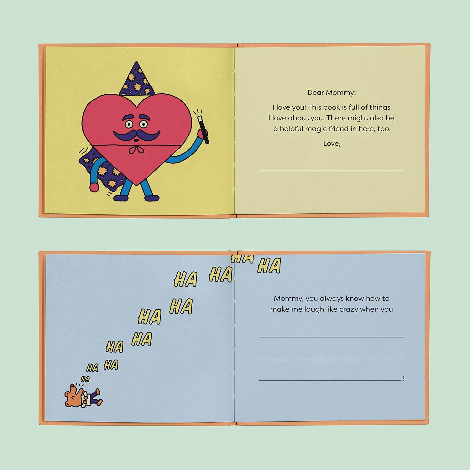 Mommy Fill in the Love Book (Pre - Order) - Boho Fabrics - Book