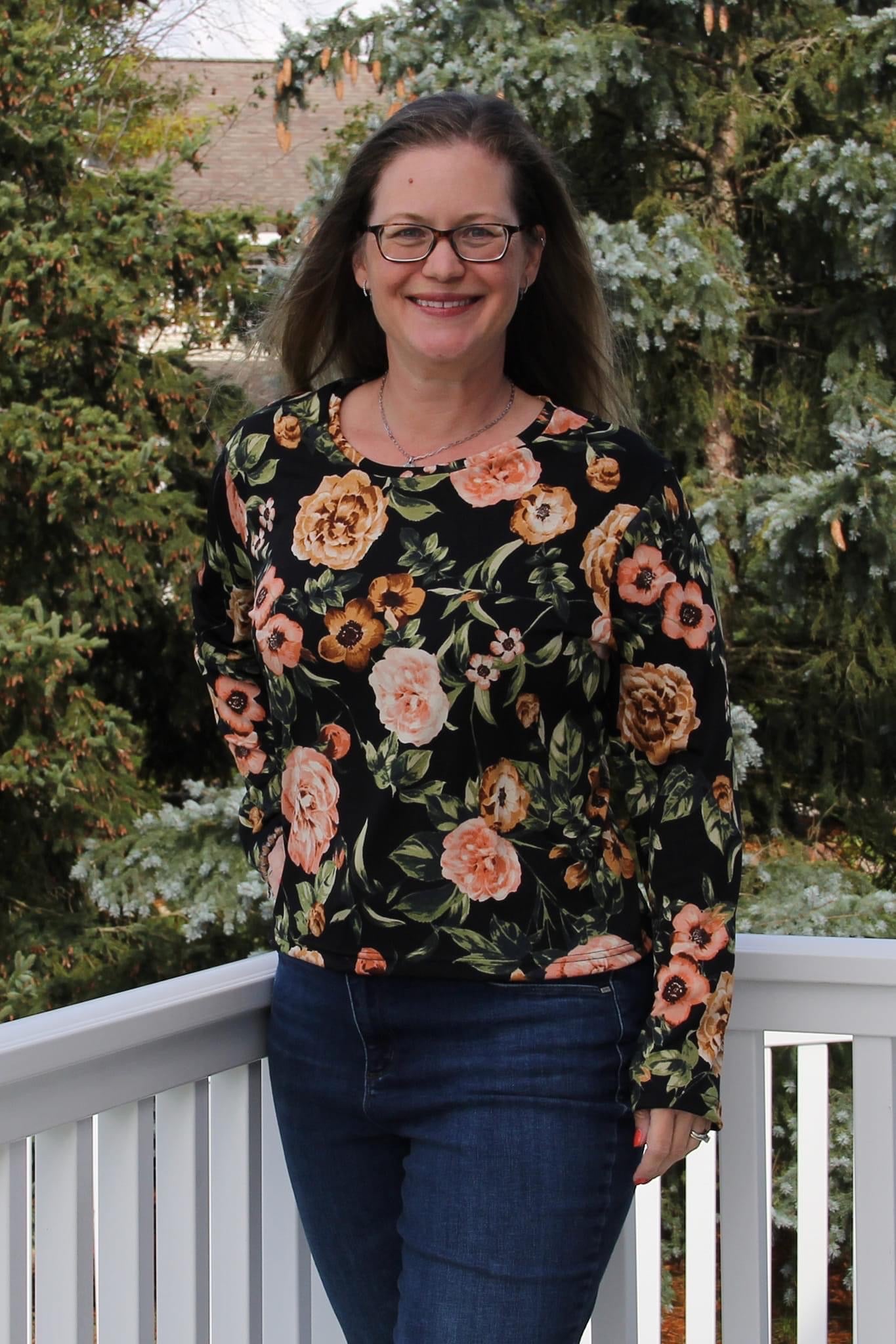 Moonlight Garden, ITY Crepe Knit - Boho Fabrics