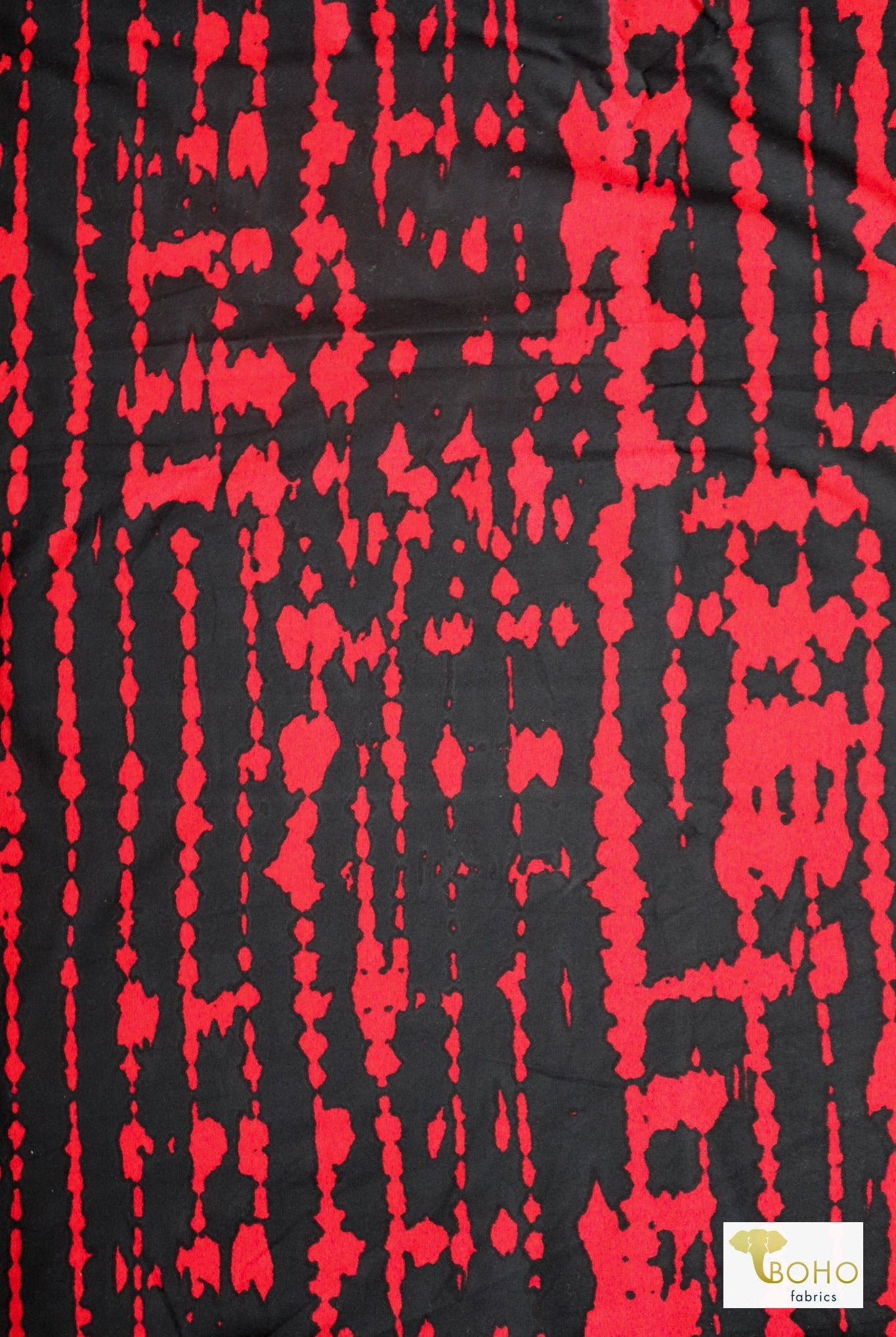 Morticia, French Terry Print - Boho Fabrics