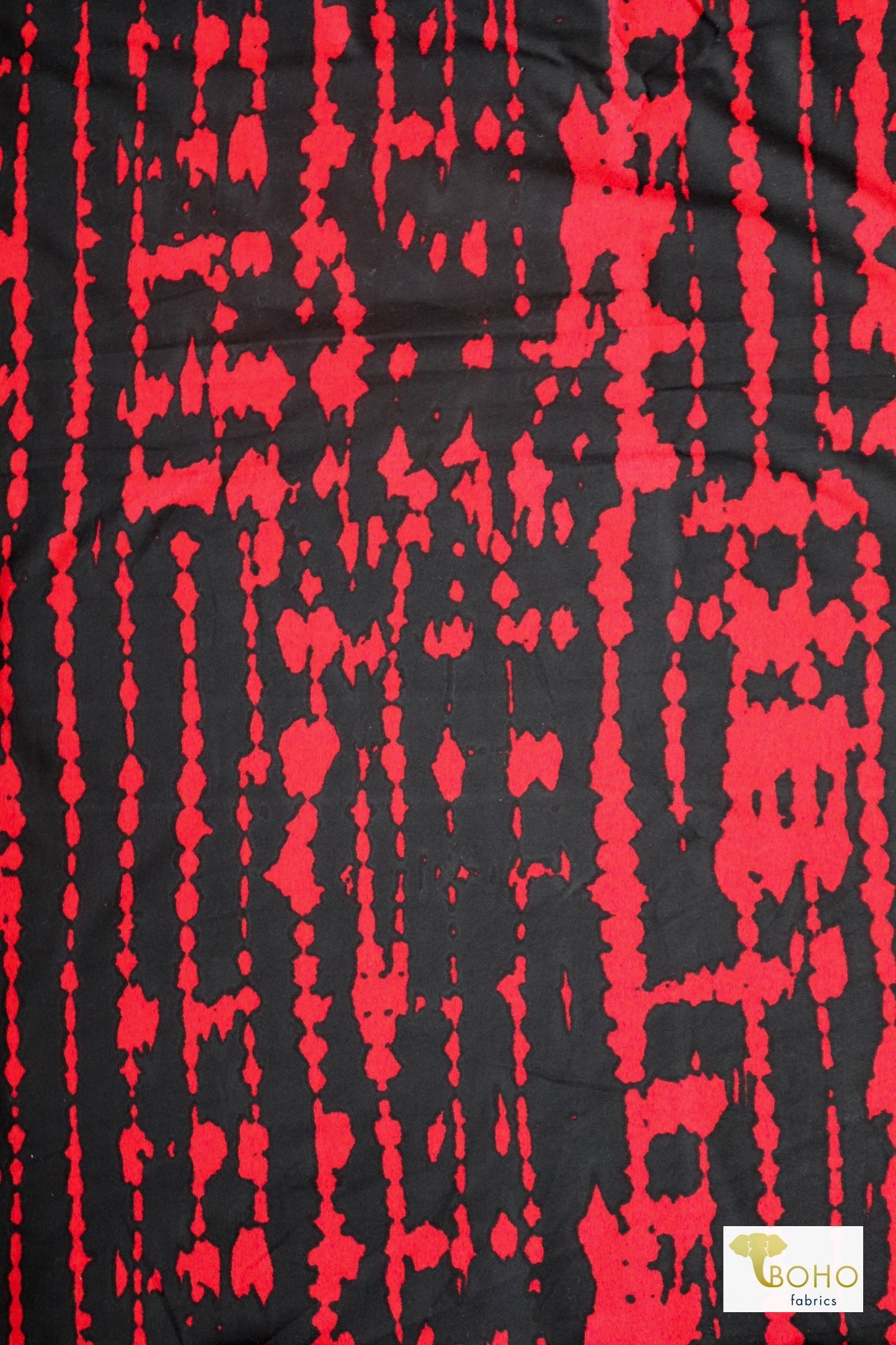 Morticia, French Terry Print - Boho Fabrics