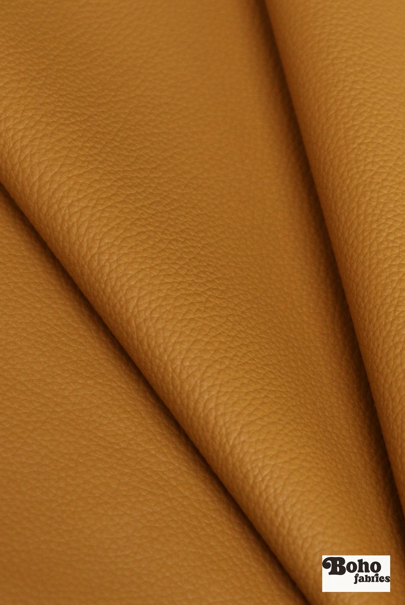 Mustard Pebble Faux Leather Upholstery Fabric - Boho Fabrics - Home Dec. & Upholstery Fabric
