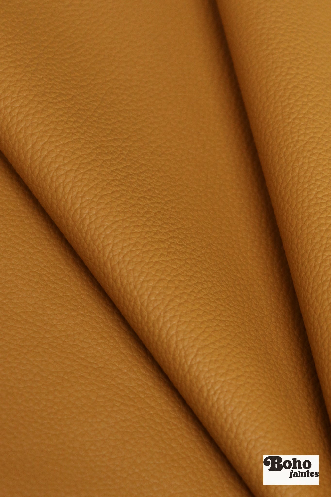 Mustard Pebble Faux Leather Upholstery Fabric - Boho Fabrics - Home Dec. & Upholstery Fabric