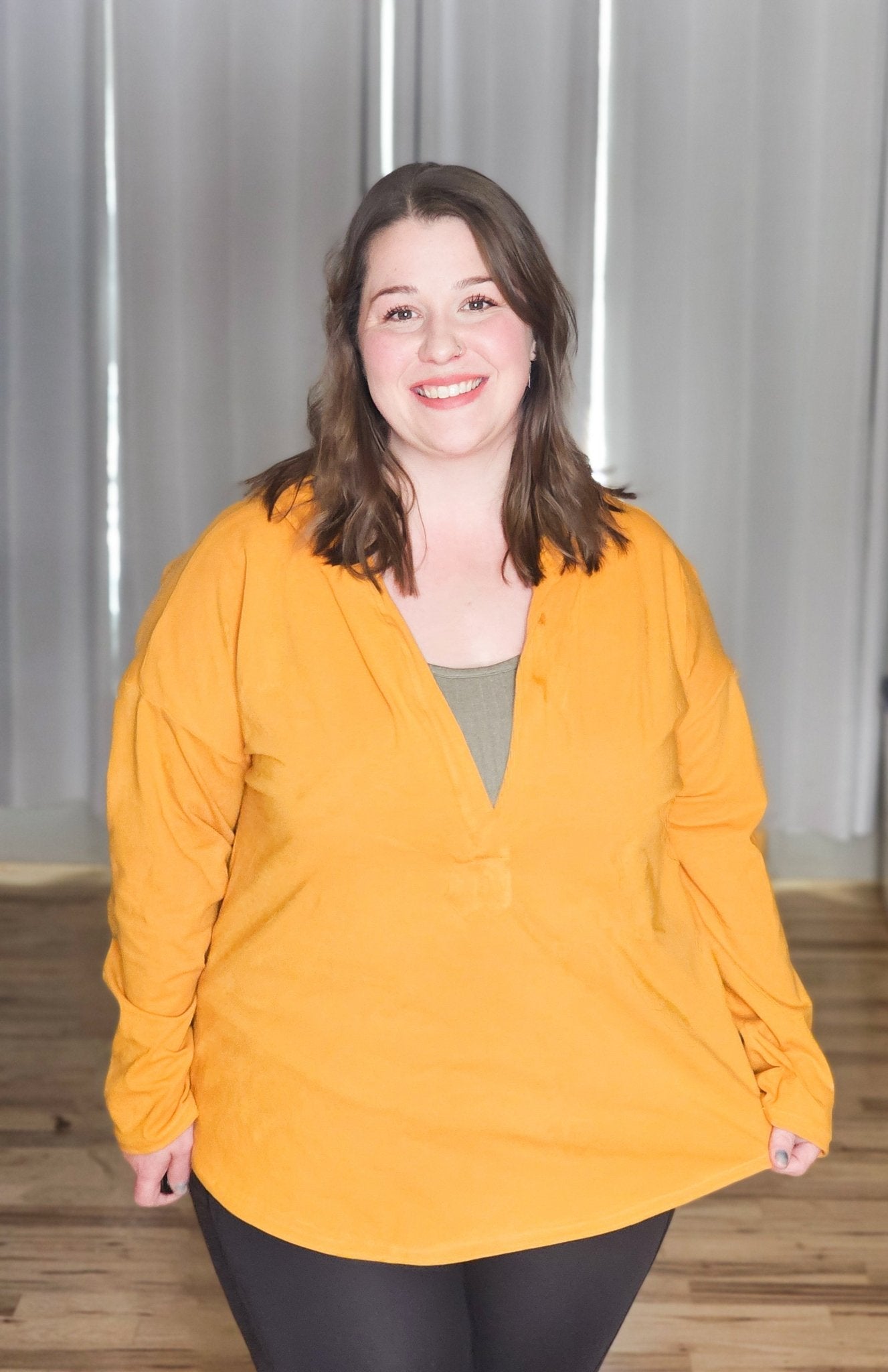 Mustard Yellow, Solid Cotton Spandex Fabric - Boho Fabrics - Cotton Spandex Solid Fabric