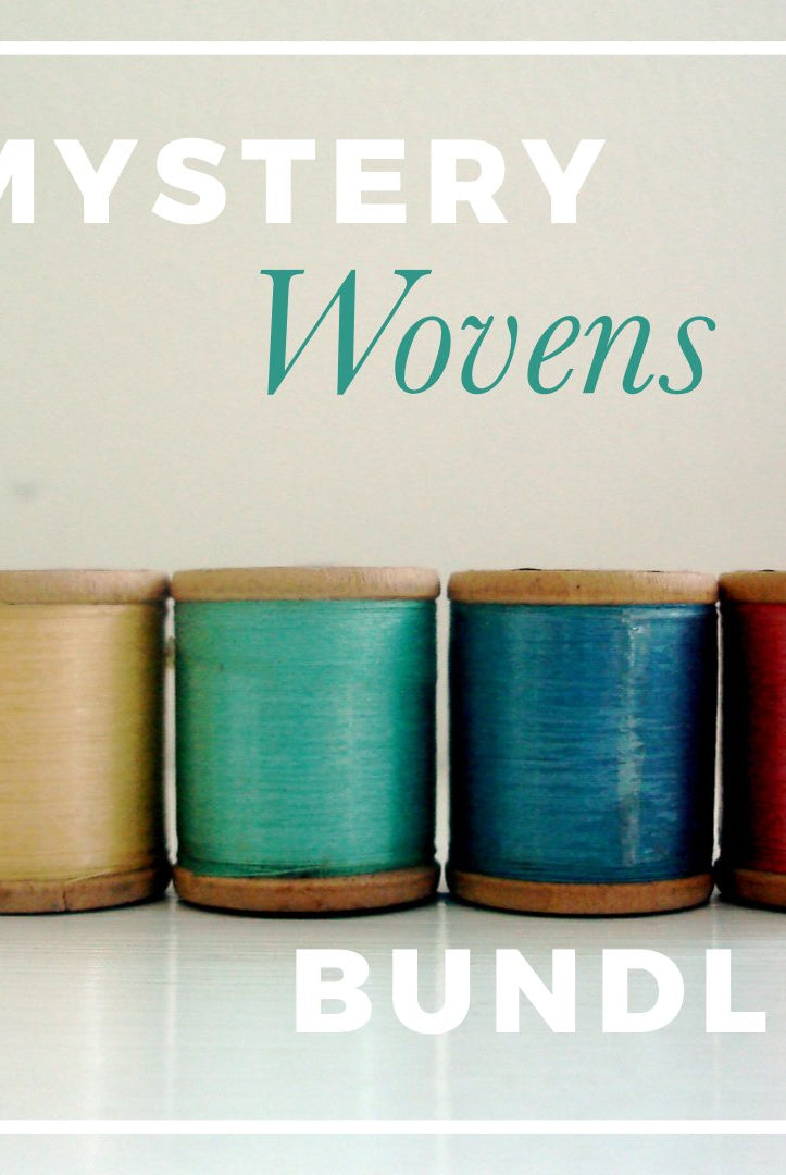 Mystery Woven Fabric Bundle (Solids & Prints) - Boho Fabrics