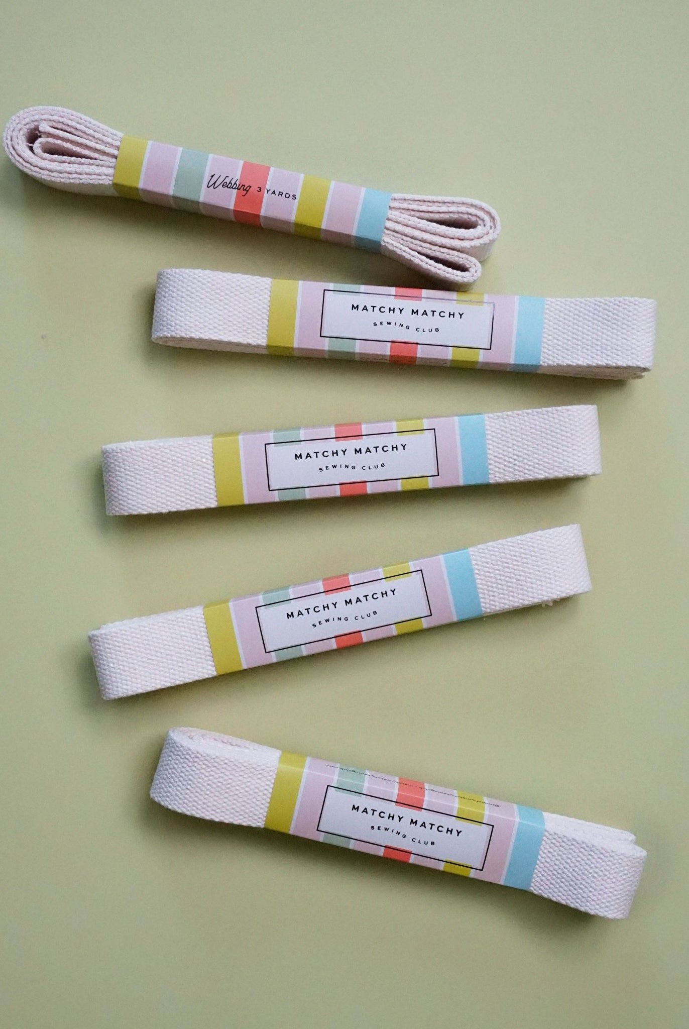 Natural Webbing - Boho Fabrics - Bag Making Supplies