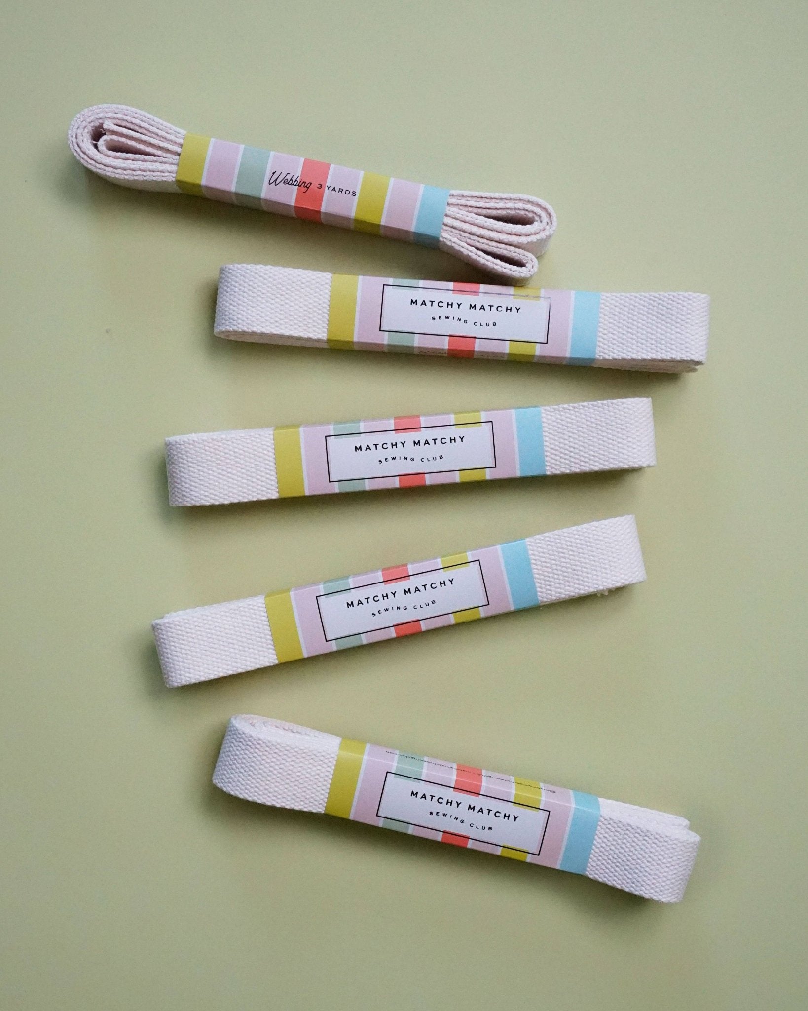 Natural Webbing - Boho Fabrics - Bag Making Supplies