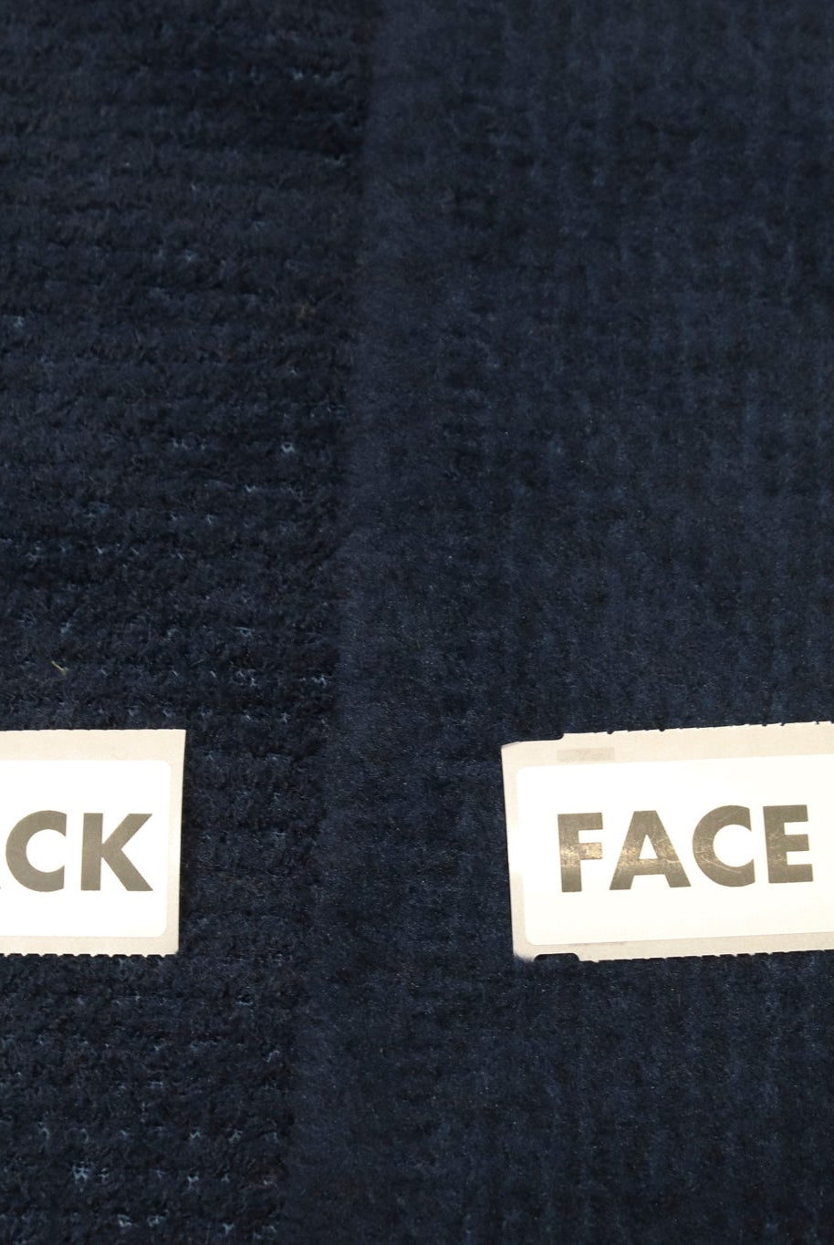 Navy Blue Heather, High Loft Fleece Fabric by Polartec. - Boho Fabrics - Performance Fabrics