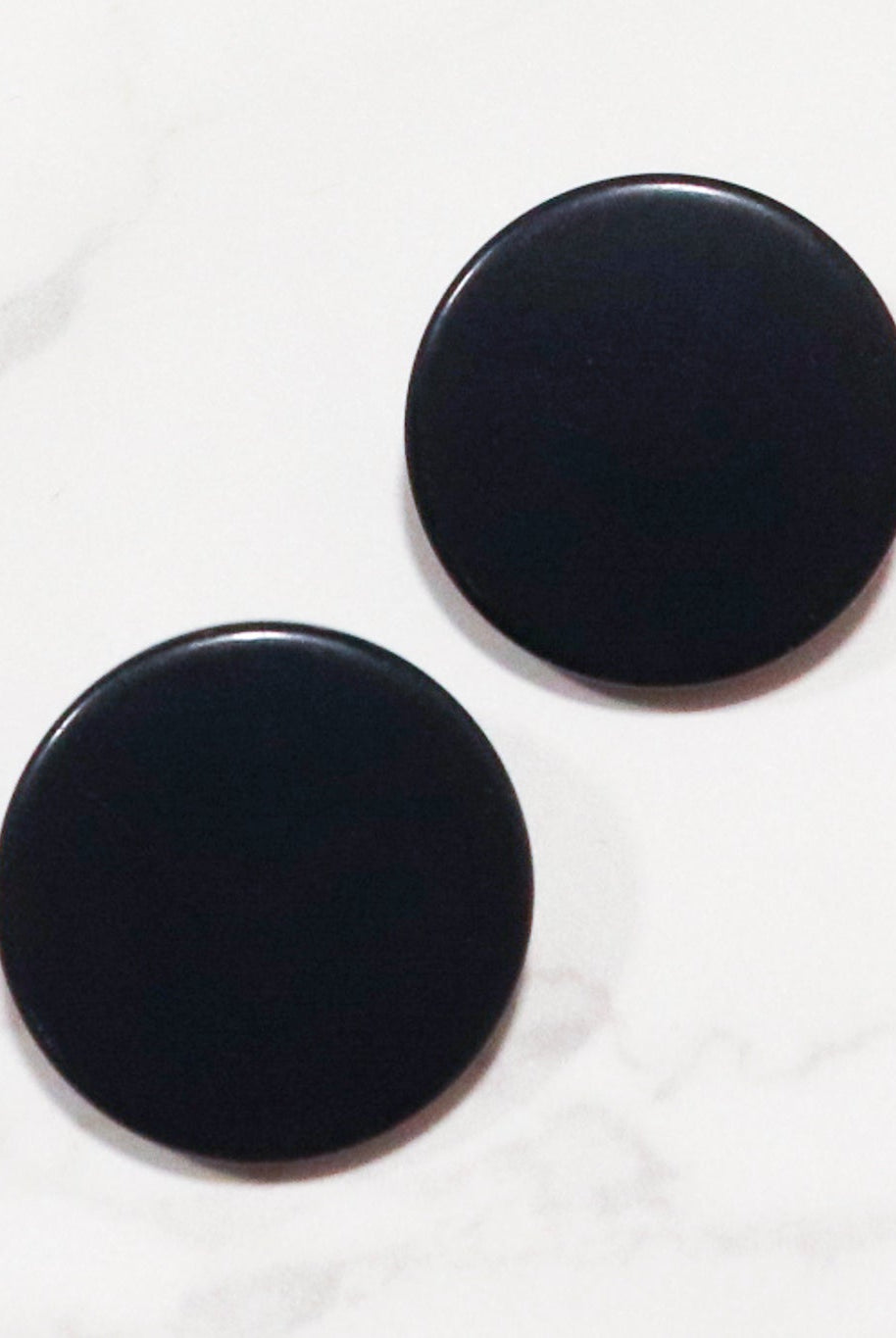 Navy Blue, Mod Gambit, Shank Button. Available in 15mm, 18mm, 20mm, 25mm - Boho Fabrics - Buttons & Snaps