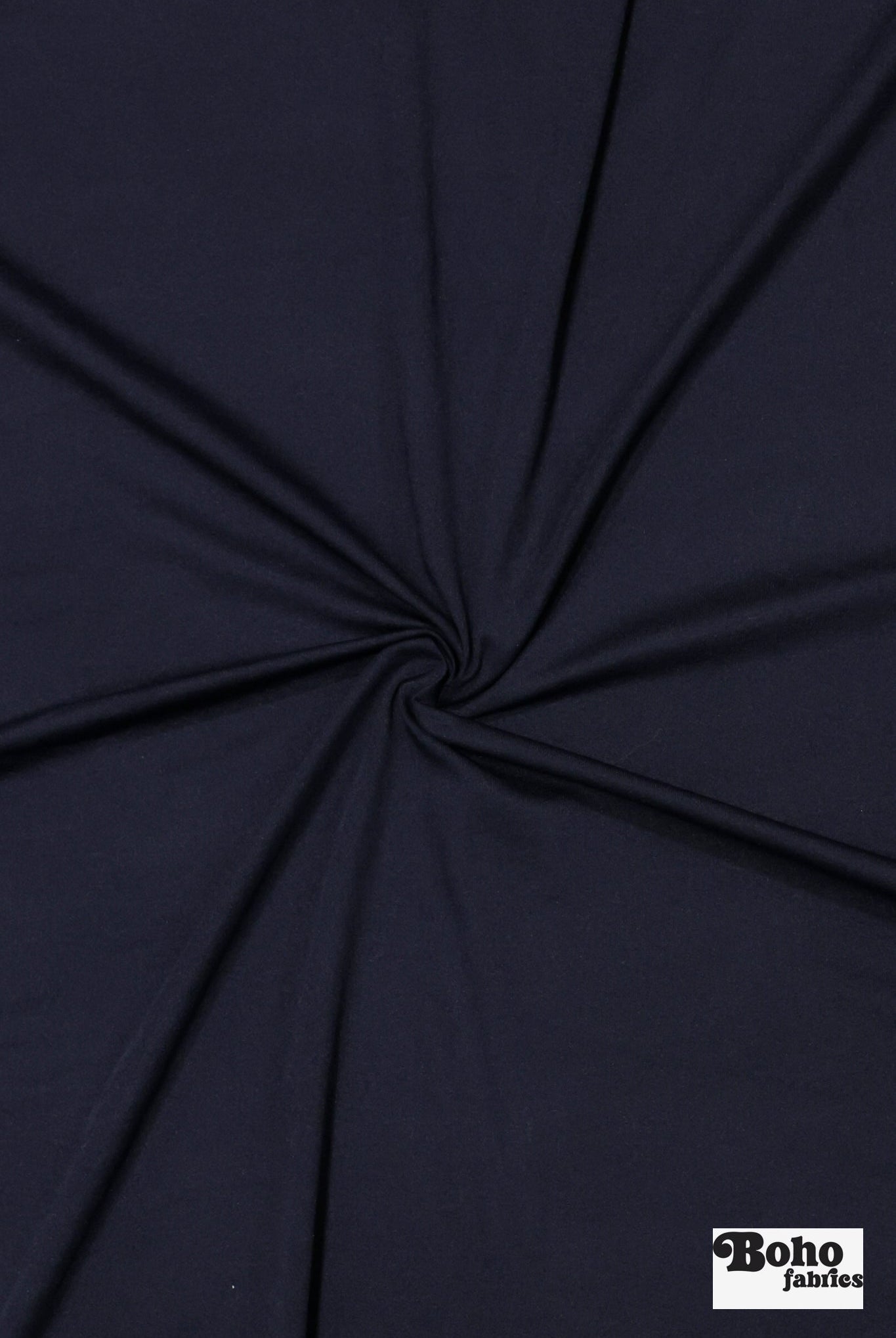 Navy Blue, Nylon Stretch Lining Knit Fabric - Boho Fabrics - Lining