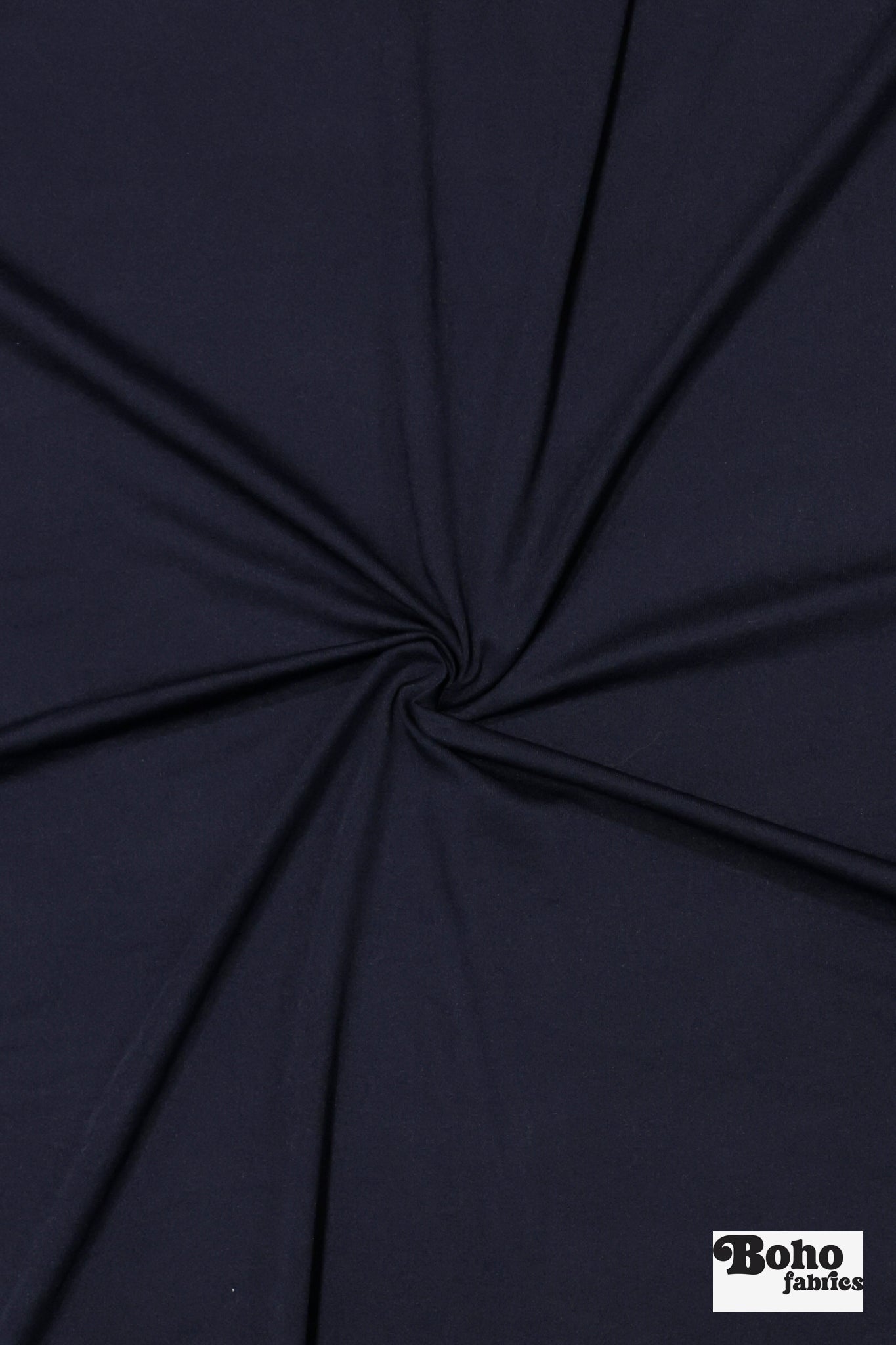 Navy Blue, Nylon Stretch Lining Knit Fabric - Boho Fabrics - Lining