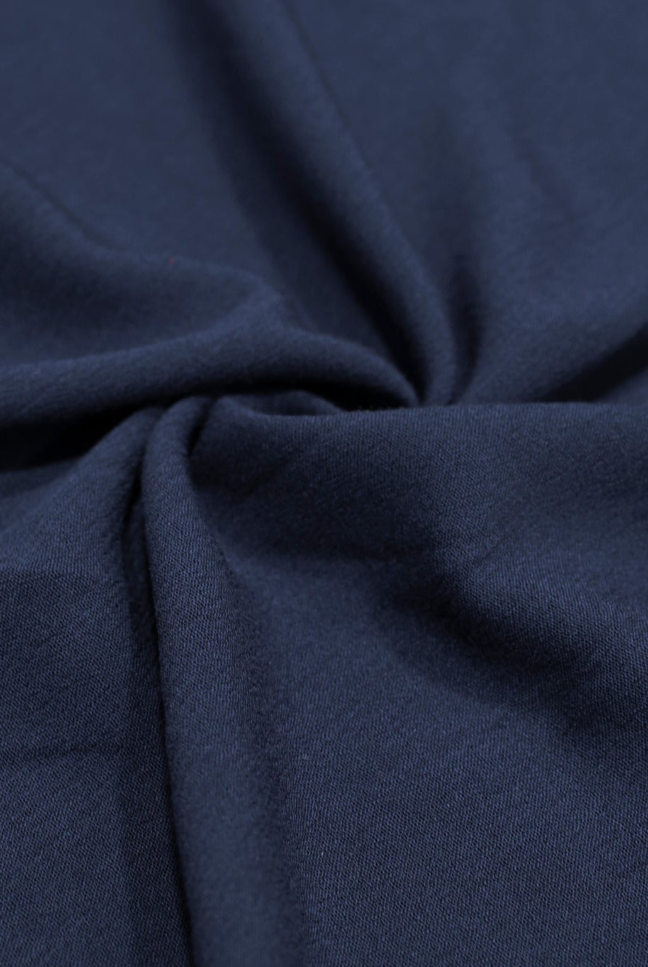 Navy Blue, Rayon Crepe Woven Fabric - Boho Fabrics - Crepe, Woven