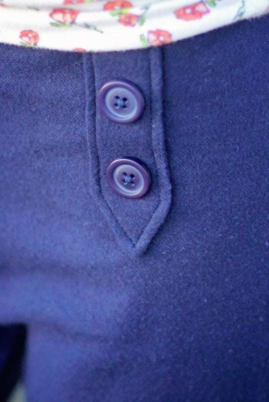 Navy Brushed, Twill Woven Fabric - Boho Fabrics - Twill, Woven