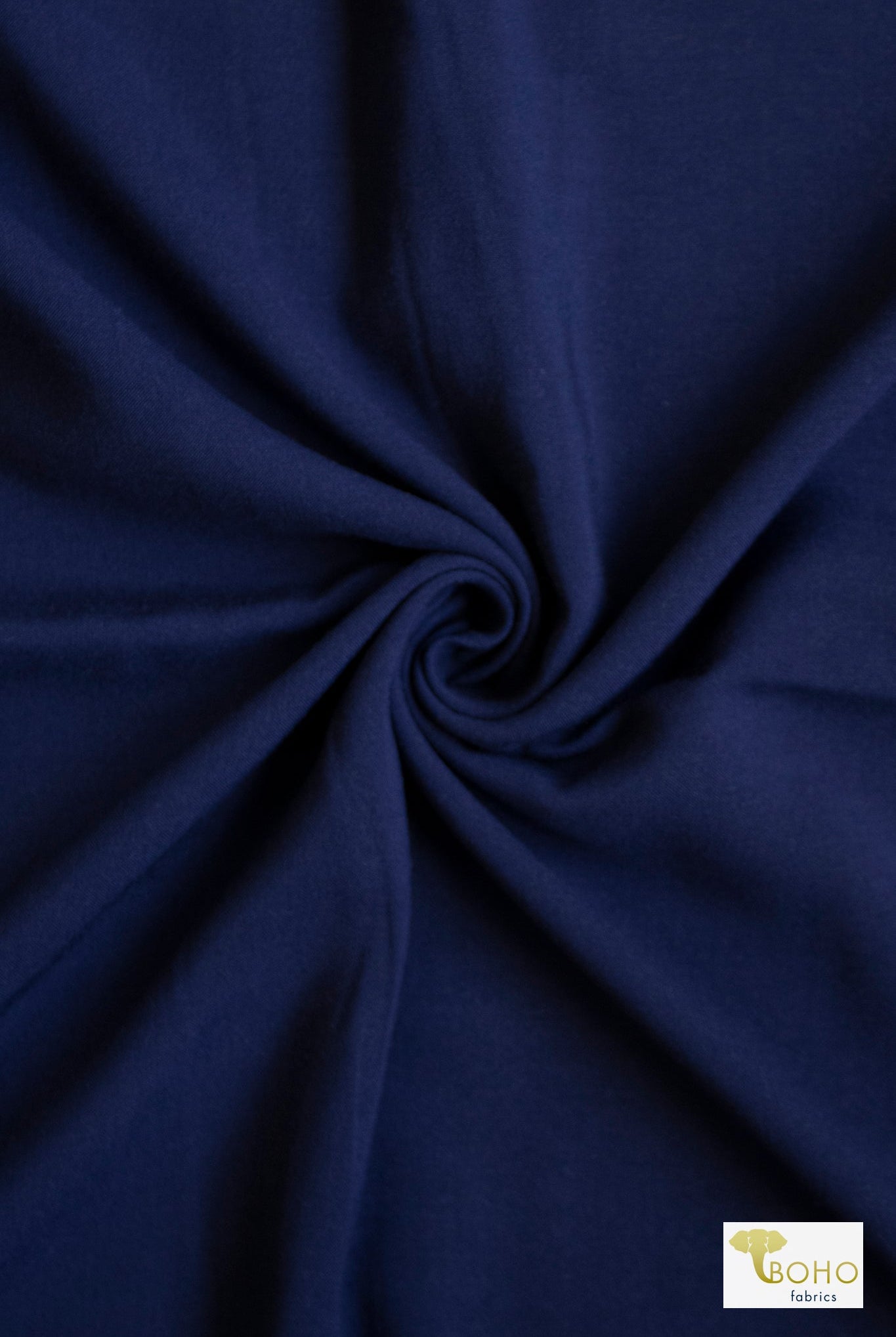 Navy Challis, Woven Fabric - Boho Fabrics - Challis, Woven