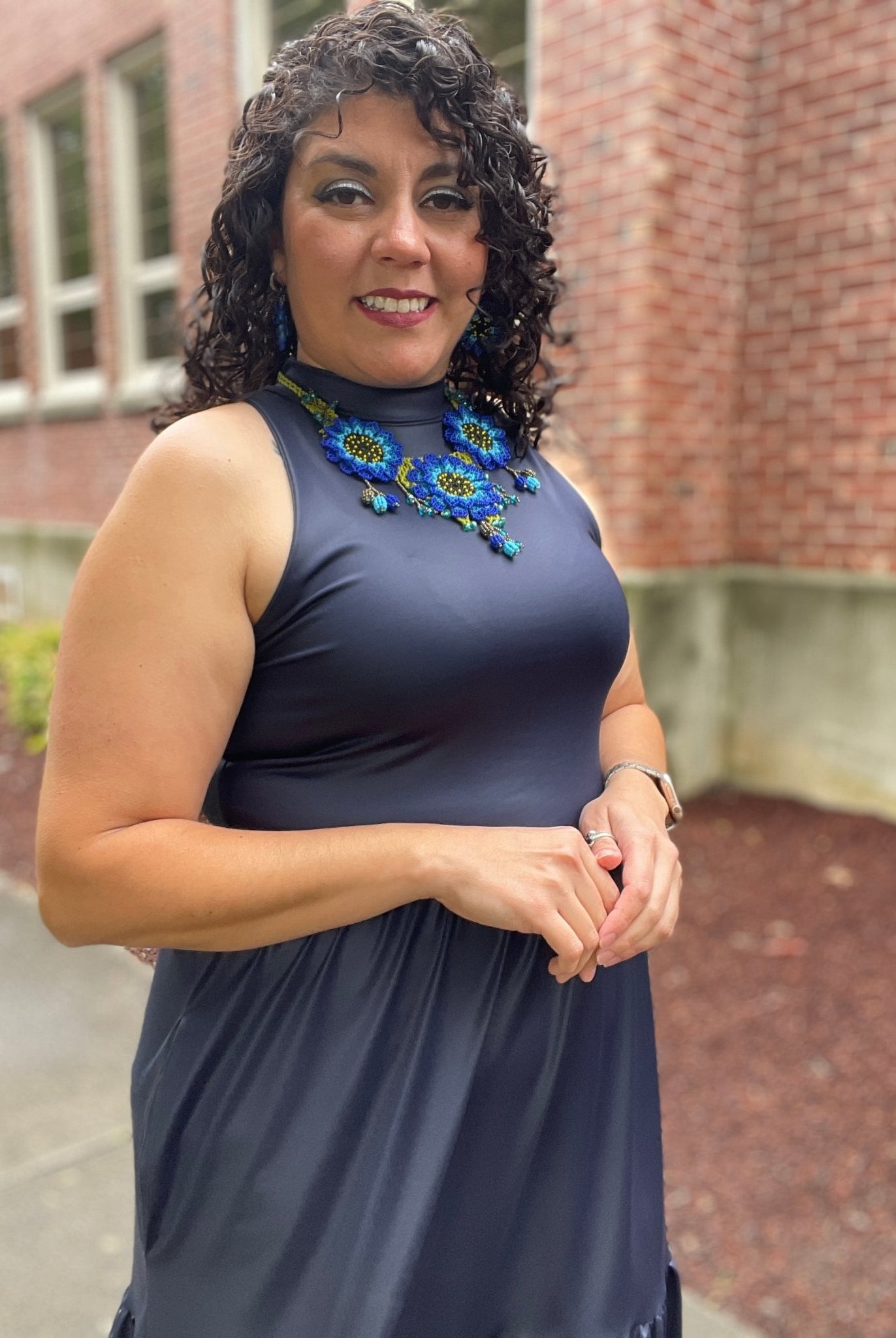 Navy Coated, Athletic Knit - Boho Fabrics - Athletic Knit Fabric