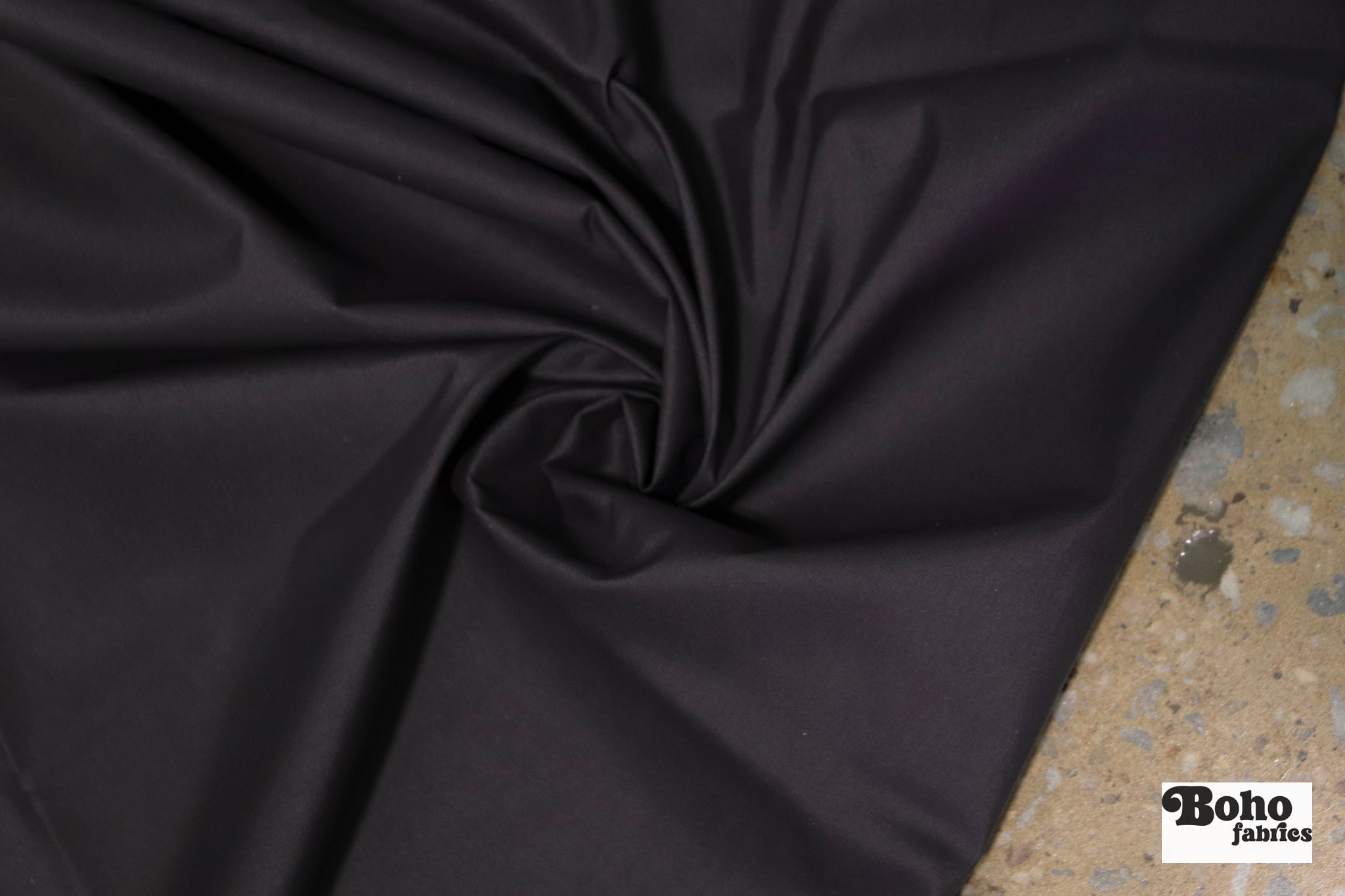Navy Lightweight Cordura Nylon Fabric — Water - Resistant Designer Deadstock - Boho Fabrics - Performance Fabric, Woven