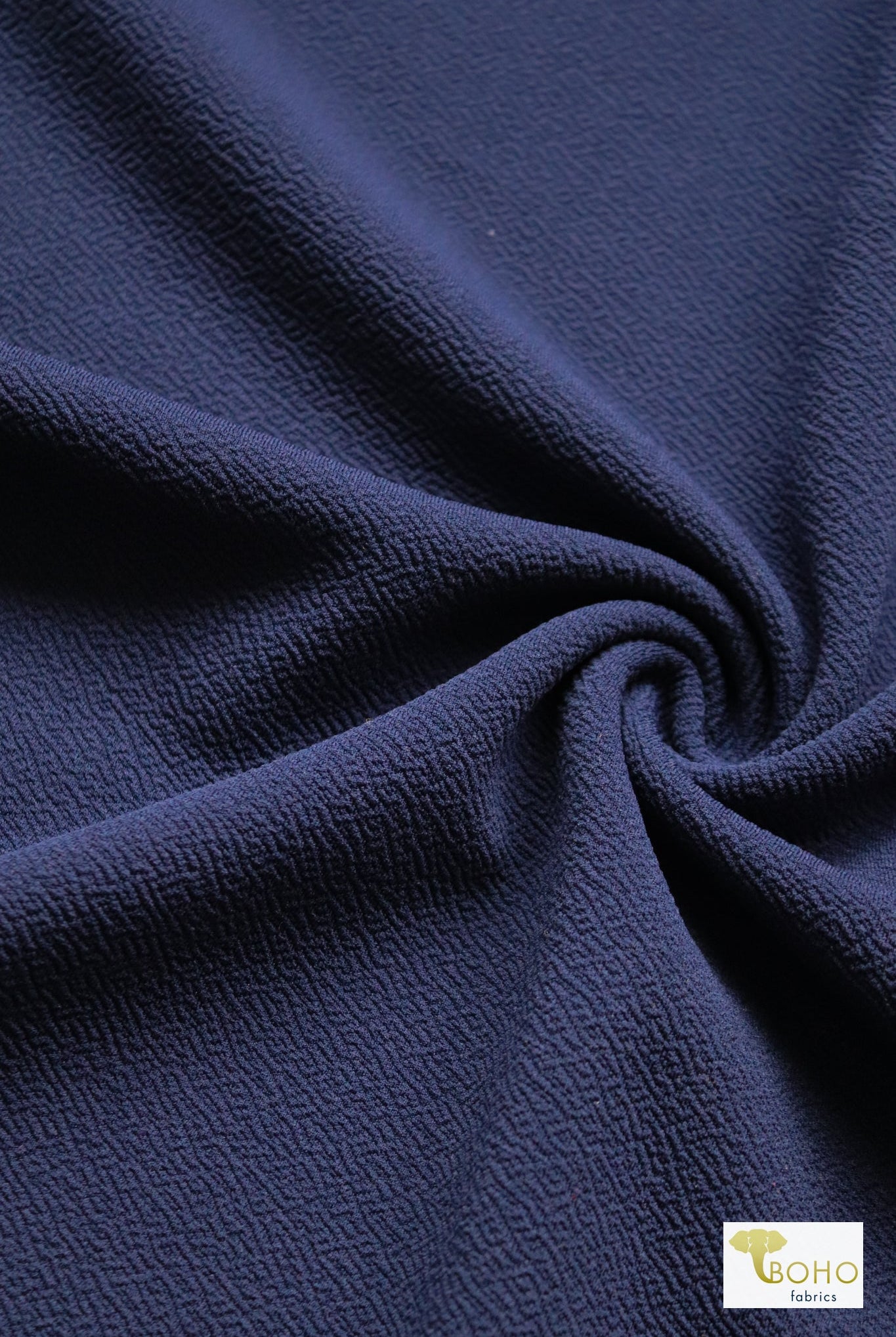 Navy, Liverpool Knit Fabric - Boho Fabrics