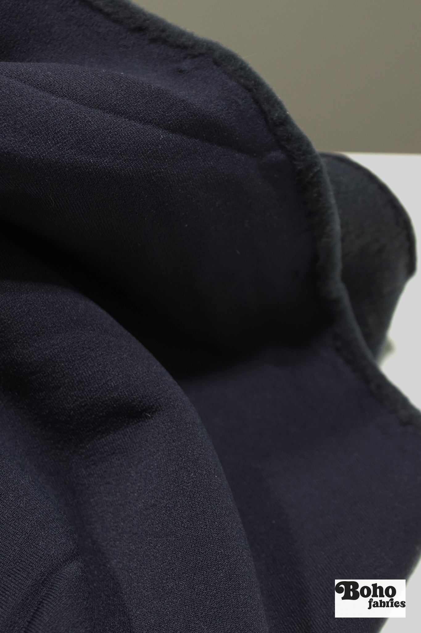 Navy, Power Stretch Pro Fleece - Backed Performance Fabric. 2nds - Boho Fabrics - Performance Fabrics
