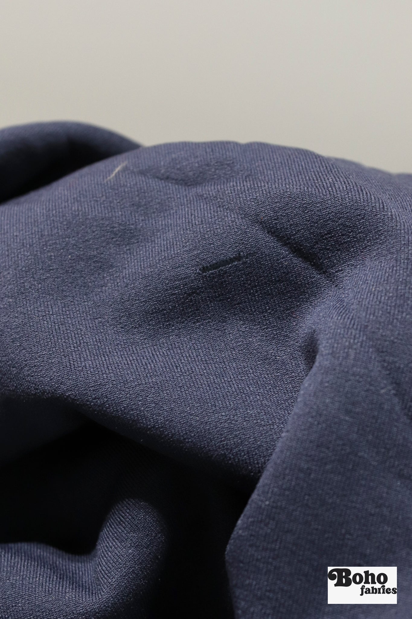 Navy, Power Stretch Pro Fleece - Backed Performance Fabric. 2nds - Boho Fabrics - Performance Fabrics