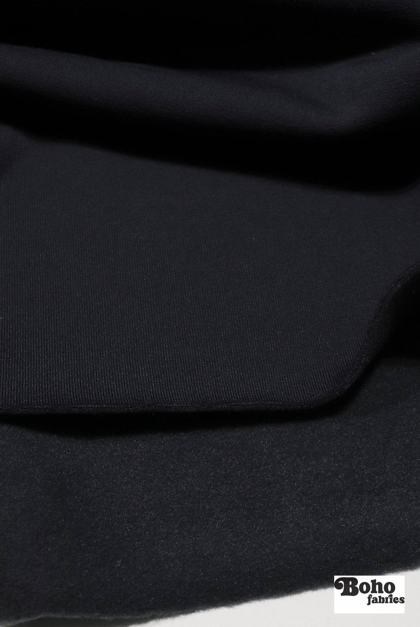 Navy, Power Stretch Pro Fleece - Backed Performance Fabric. 2nds - Boho Fabrics - Performance Fabrics
