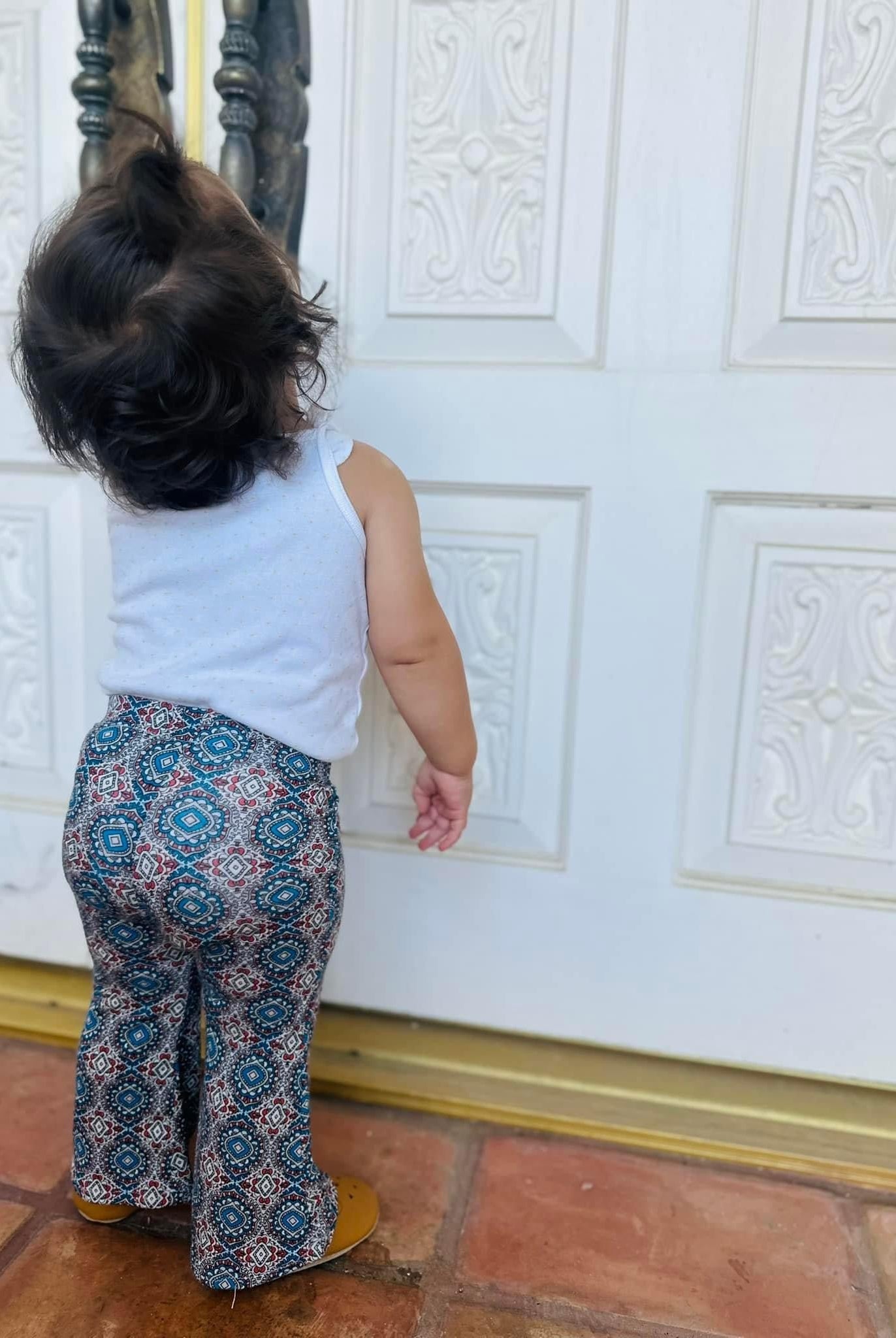 Nebula Petals, Rayon Spandex Knit Fabric - Boho Fabrics - Rayon Jersey Prints, Knit Fabric