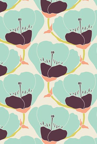 Nesting Blooms Warm. Winged Collection by Bonnie Christine. Art Gallery Cotton Woven Fabric. Sold by the Half Yard! - Boho Fabrics