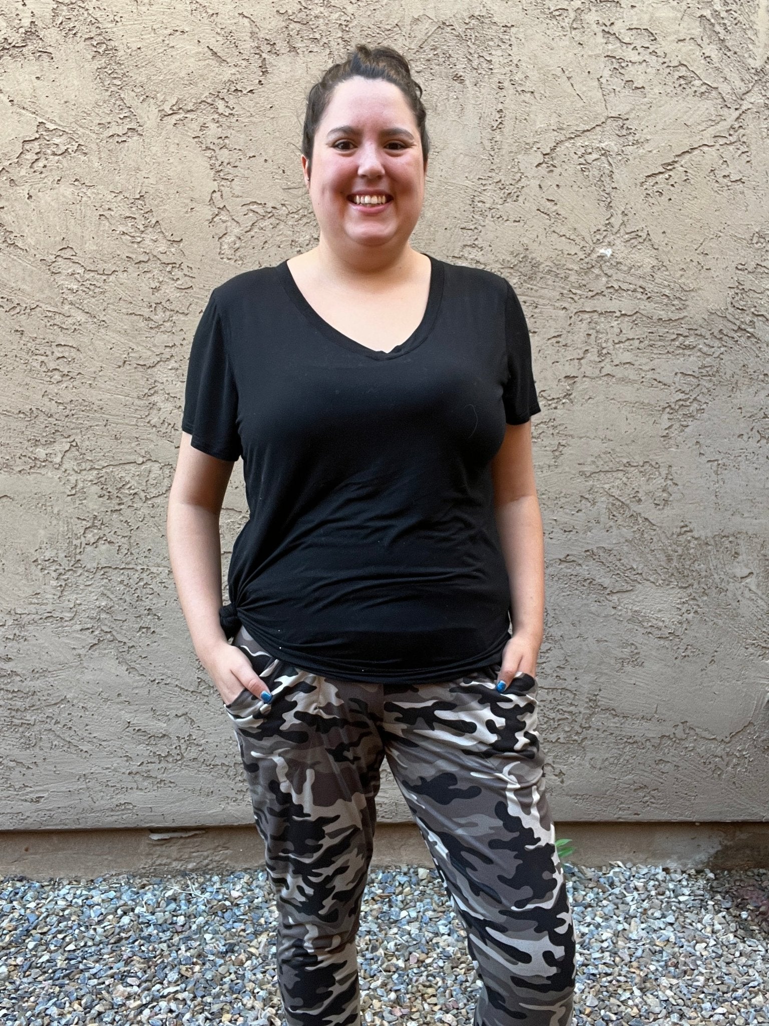 Neutral Camo ,Double Brushed Poly Printed Knit - Boho Fabrics