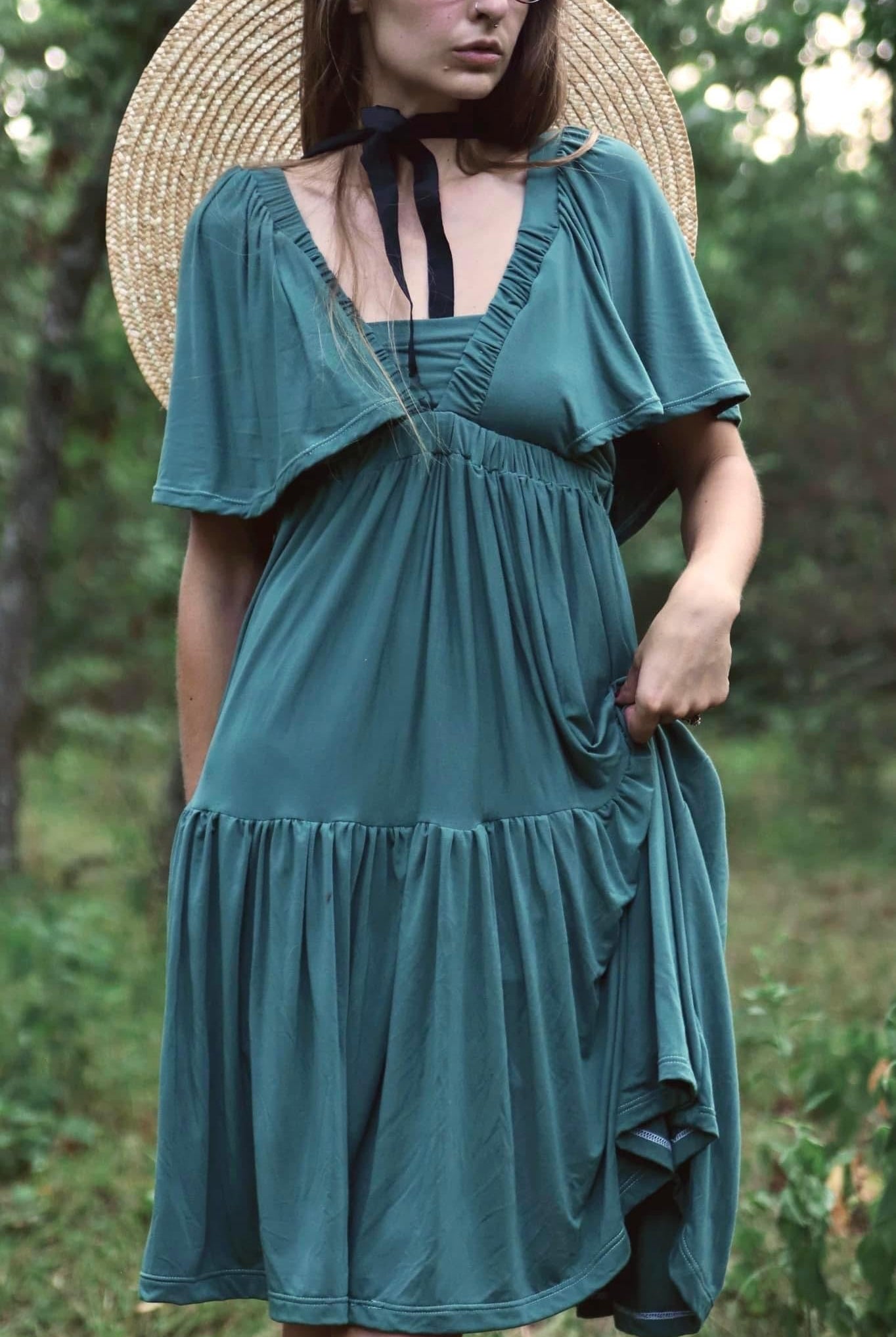 North Atlantic, Modal. Solid Rayon Spandex Fabric - Boho Fabrics