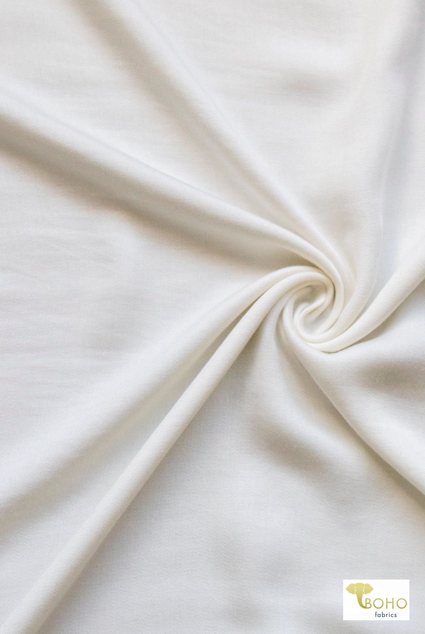 Off - White Rayon Challis Fabric - Boho Fabrics - Challis, Woven